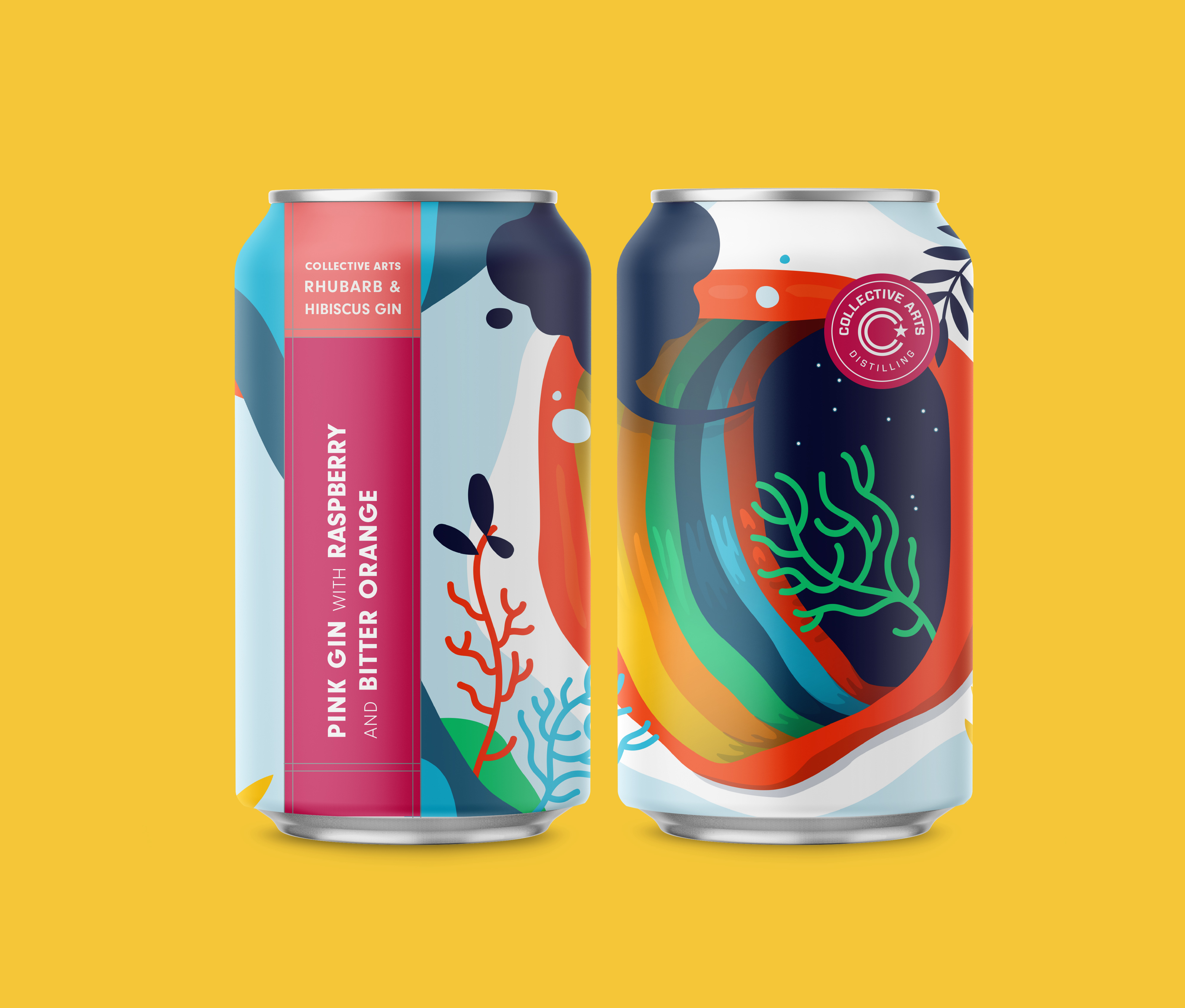 Collective Arts Distilling - Packaging Design - 2020