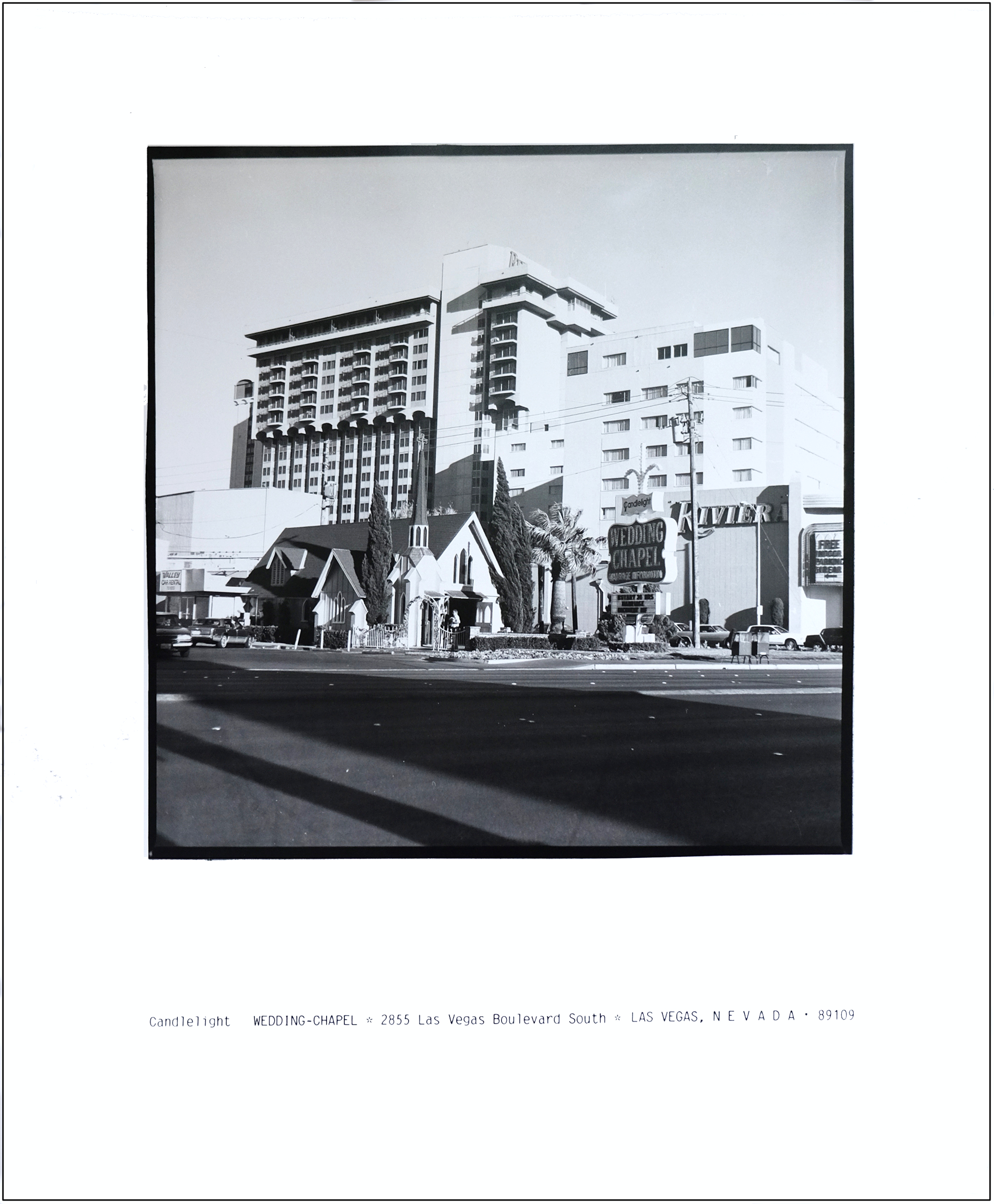 Ceasars Palace 1991 SW-Silbergelatine 6x6 Handabzug  69 x 57 cm