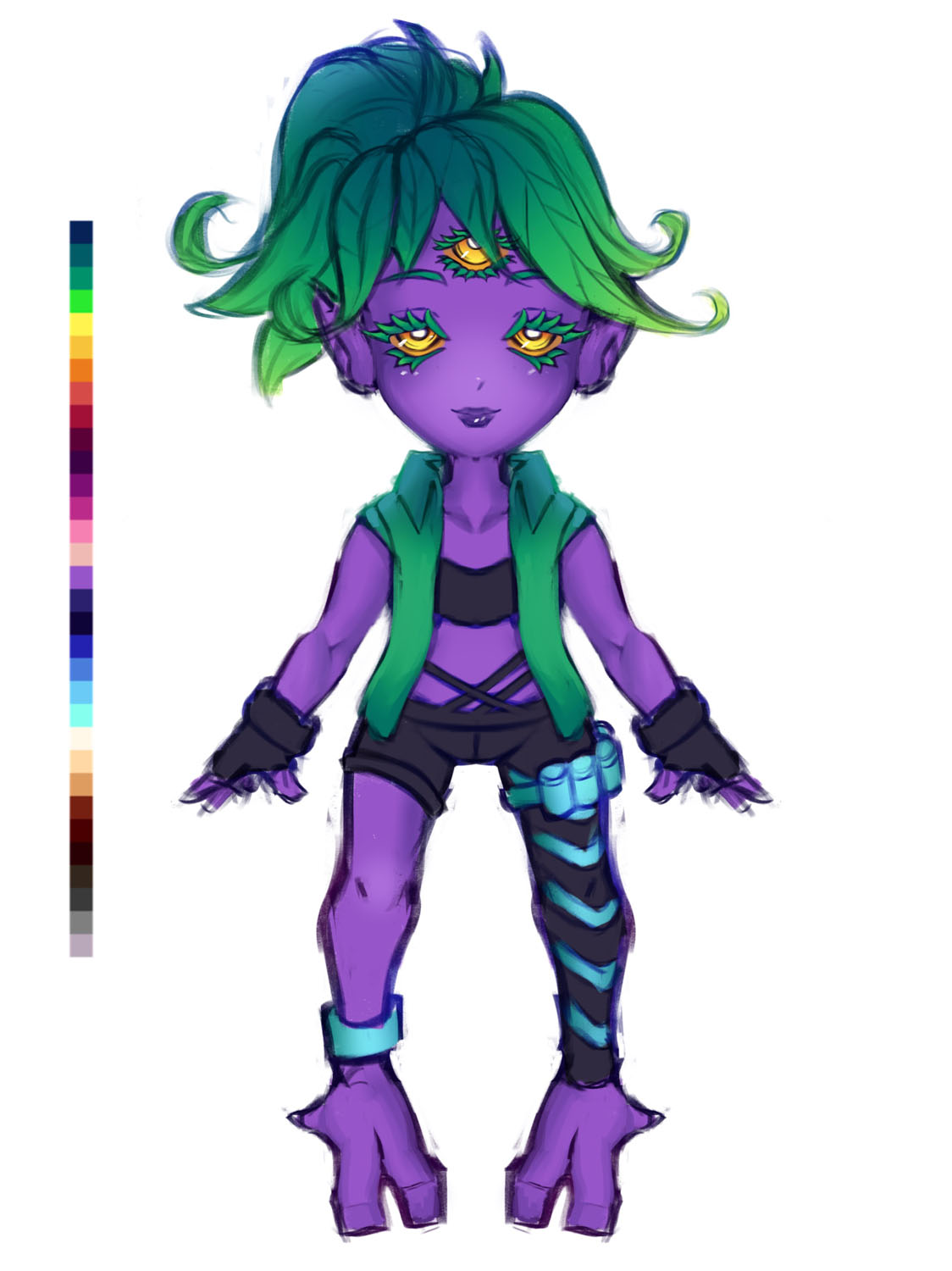 Mylls Character Design  Digital, 2021