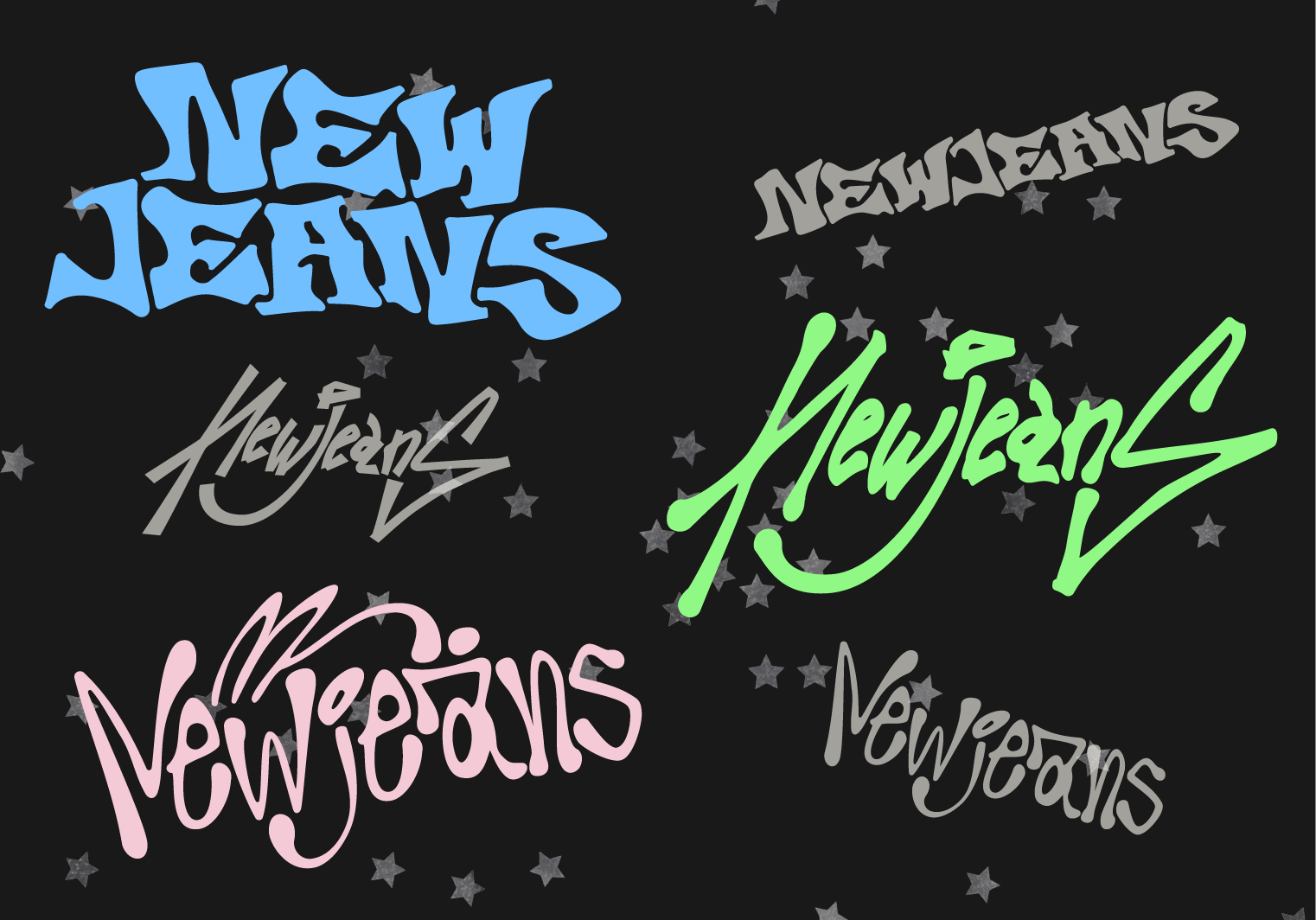 NewJeans 'HOW SWEET' Album Character, Illust, Logo Design