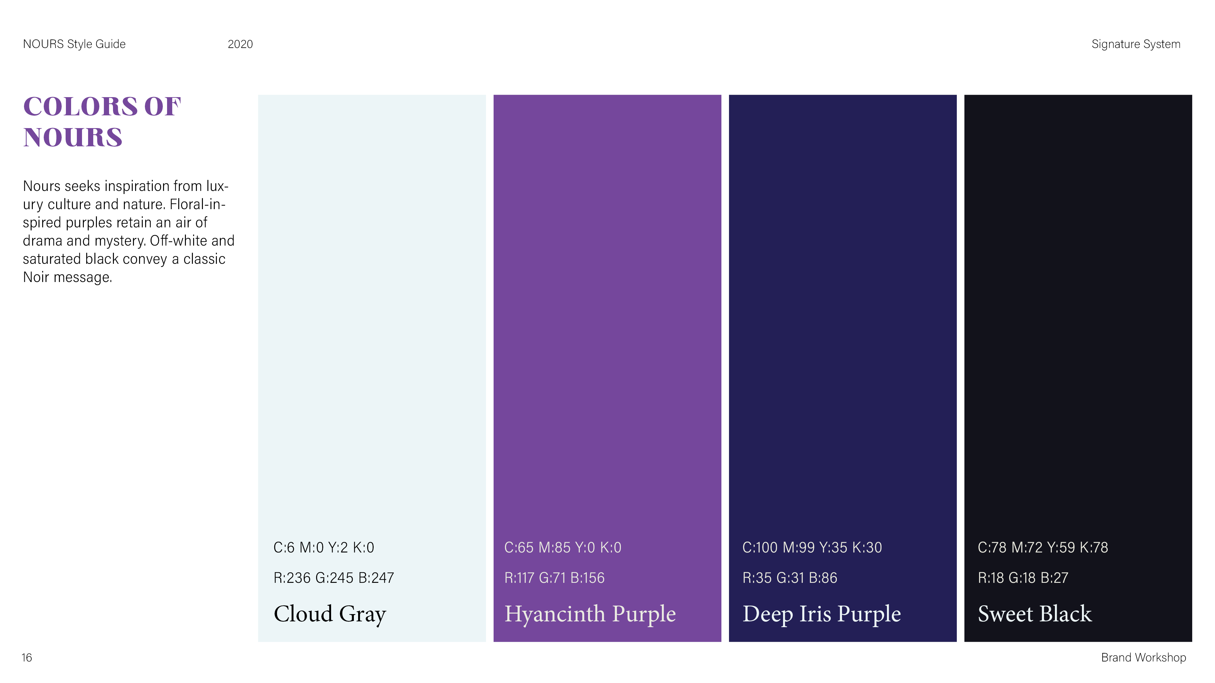 Nours Style Guide