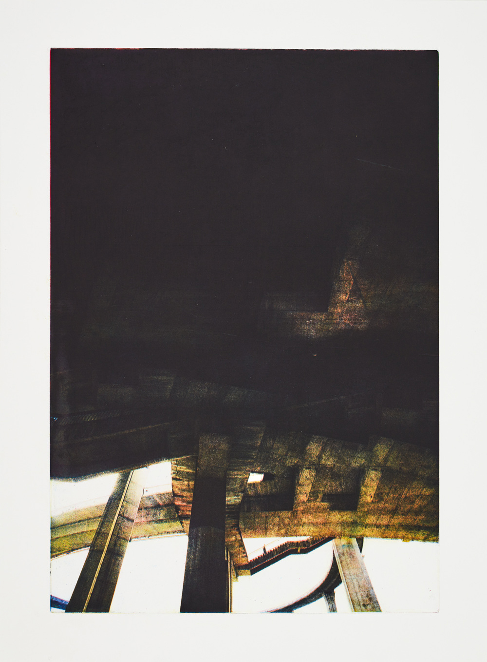 Concrete garden70x100 cm, 4c FotoradierungEdition 3, 2017