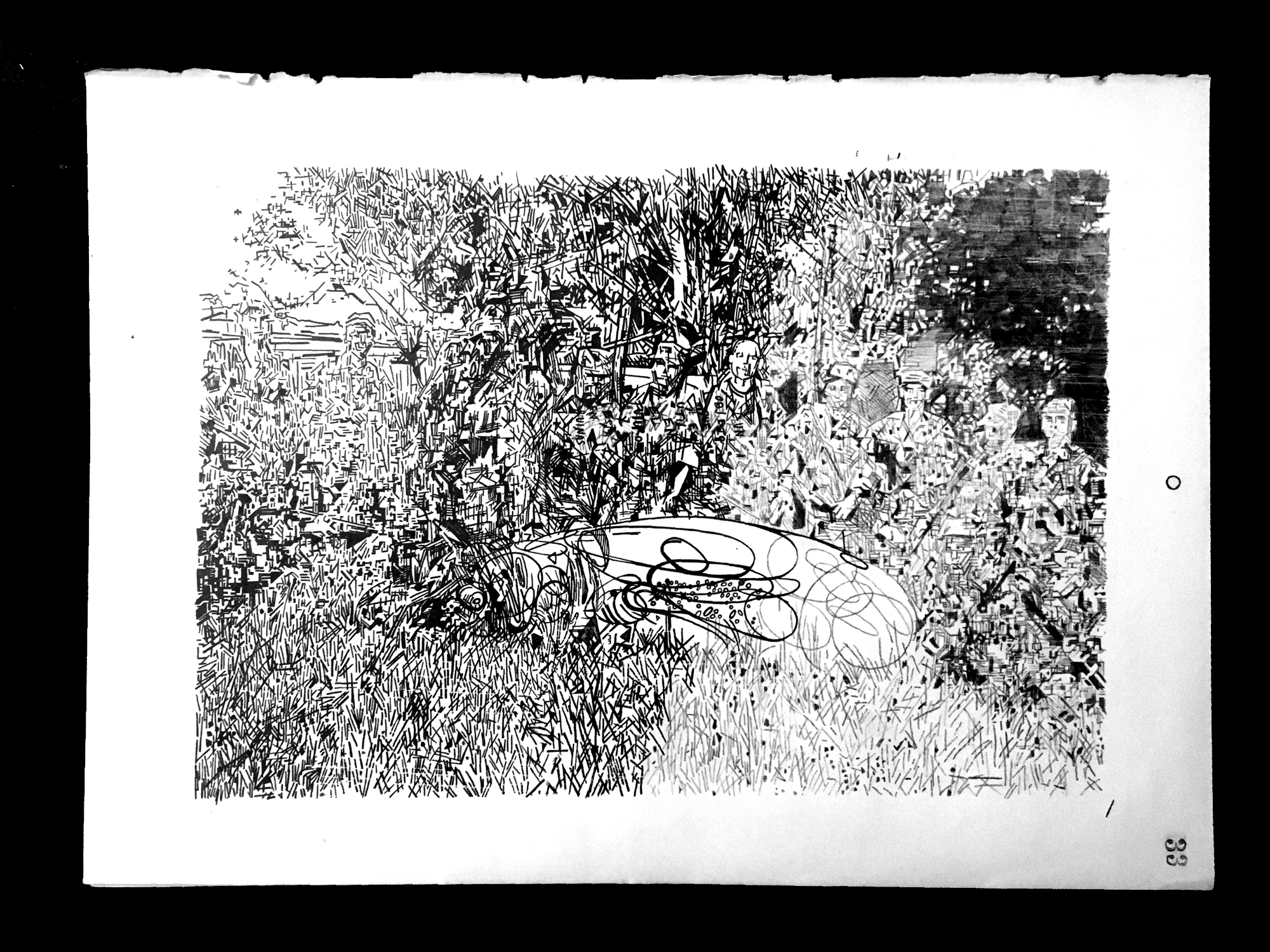 Mala hierba de la mala hierba atrapada