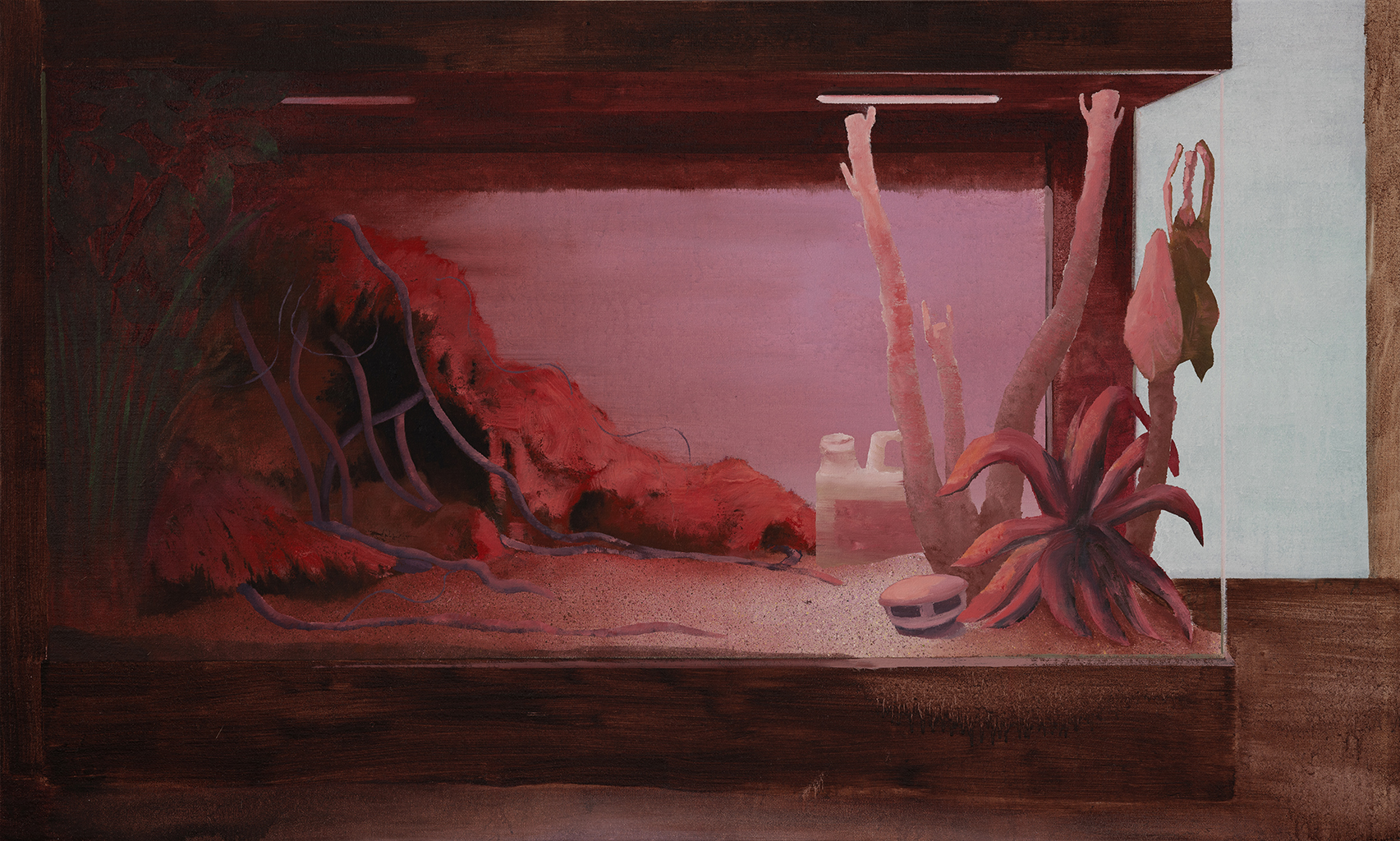 Air. 96.5 x 160.5 cm. oil on jute. 2024 - 7/15