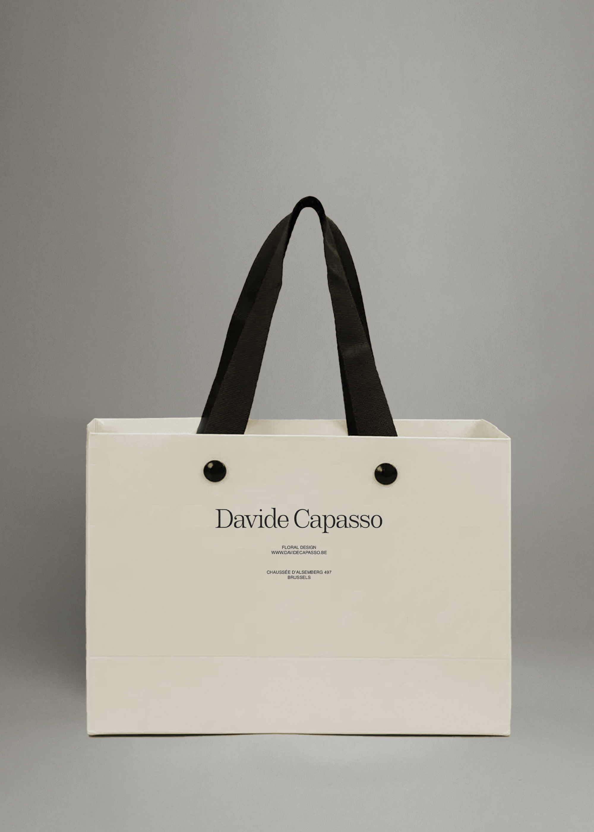 Identity and packaging design for Davide Capasso Florist Design
