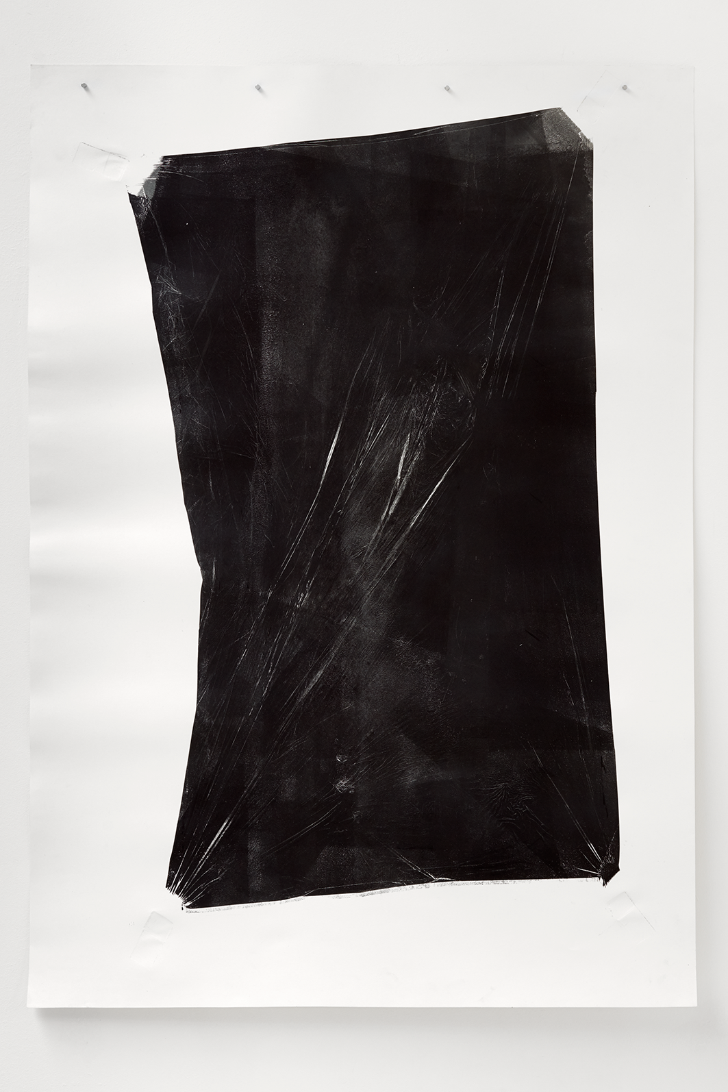 Expanded III ; 2013 ; 105 x 74 cm ; 41½ x 29¼ inches ; relief ink on paper