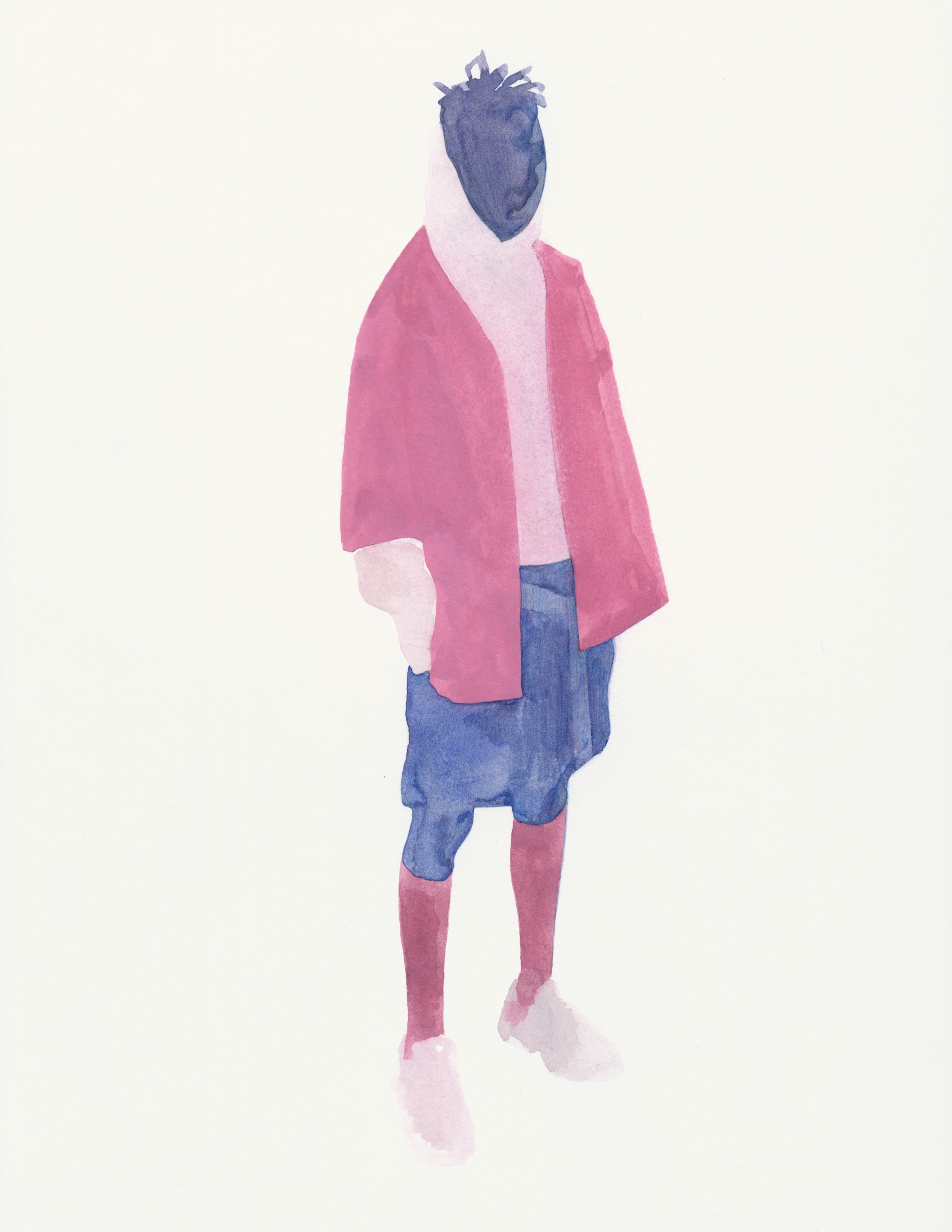 Landlord SS17 11x8.5 colored pencil and watercolor on paper 2016