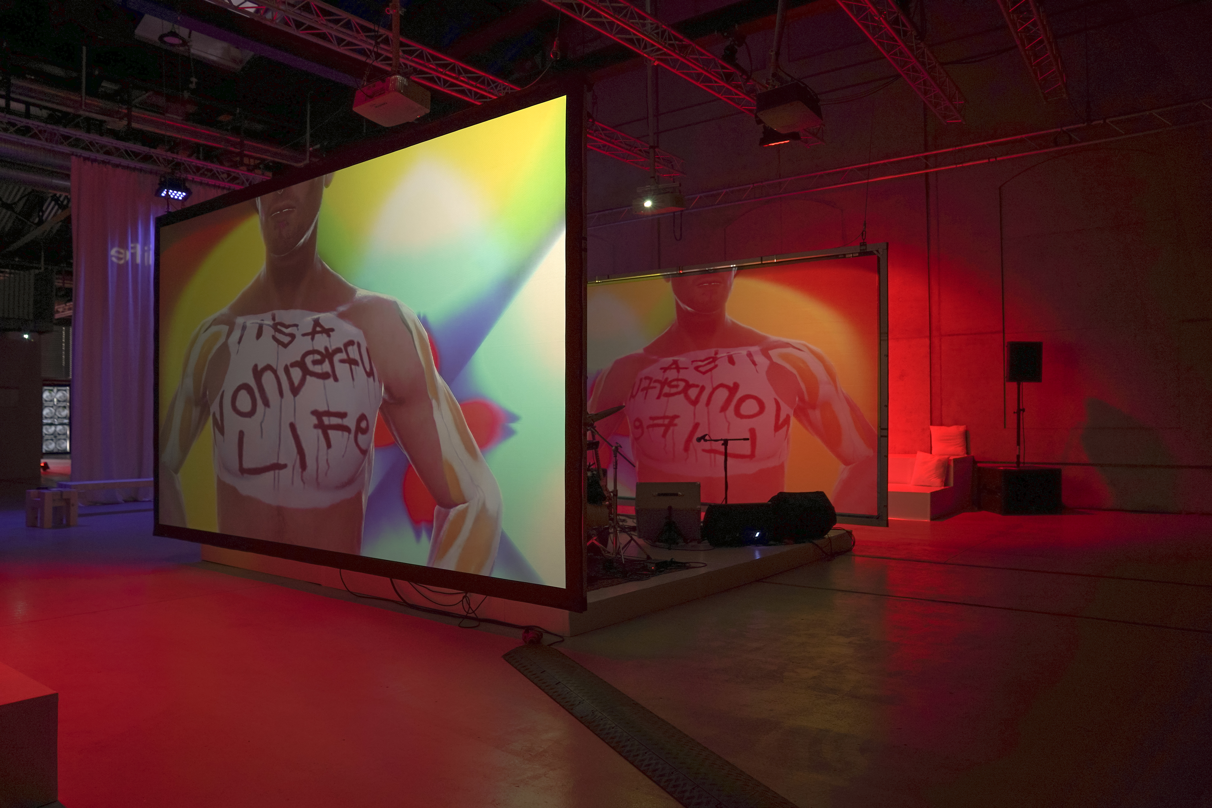 𝘕𝘰 𝘕𝘪𝘨𝘩𝘵𝘭𝘪𝘧𝘦, Projektraum Kunstverein Wagenhalle, Stuttgart, 📷 Daniela Wolf, 2023