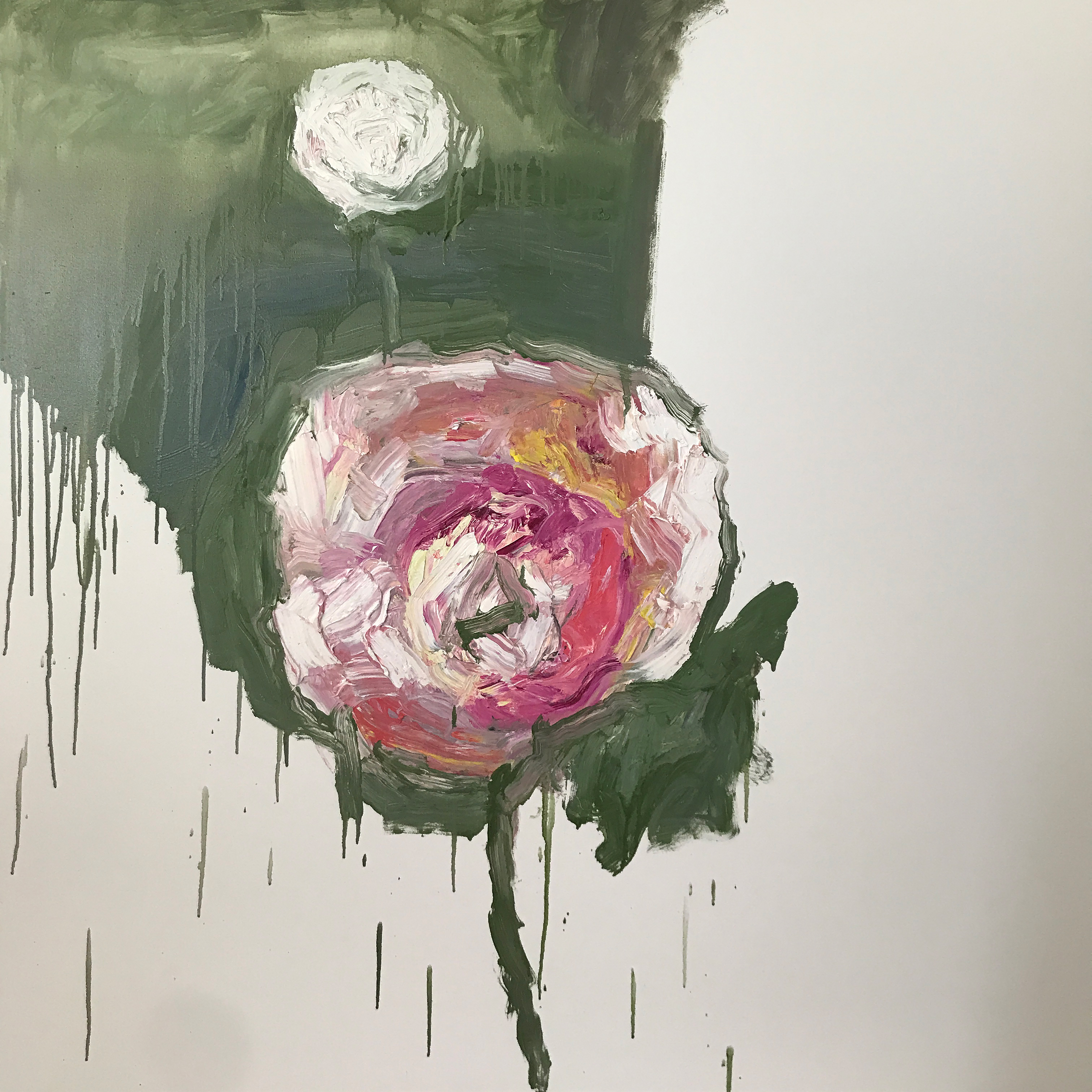 Rose, 2021, Oil on canvas, 48"x48" in