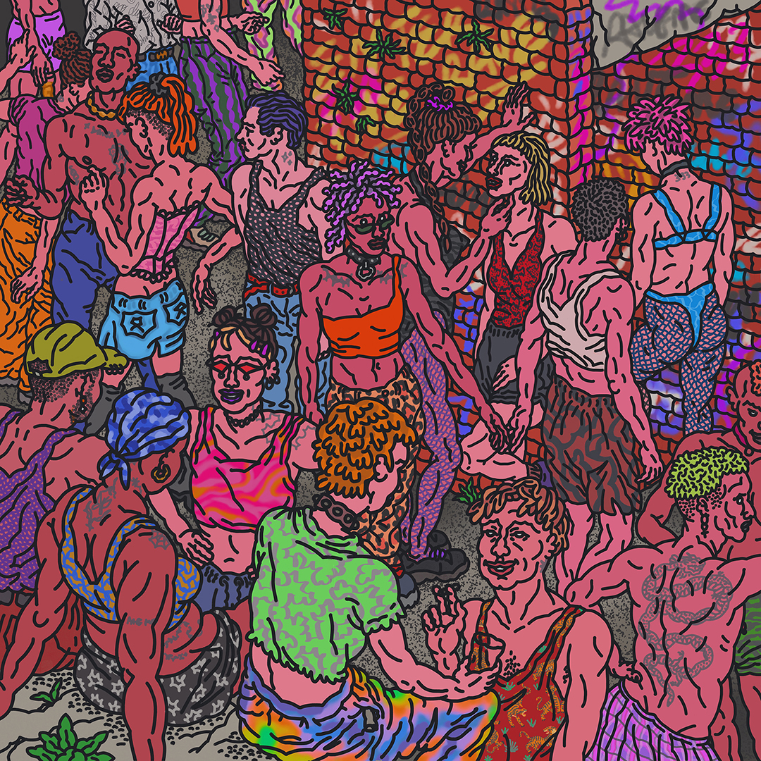 Part of my exhibition "Let's Rave!"