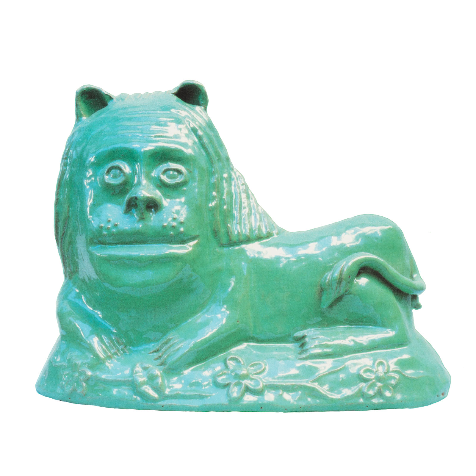 Lion, 1997Tin-glazed earthenwareHeight 22.5cm