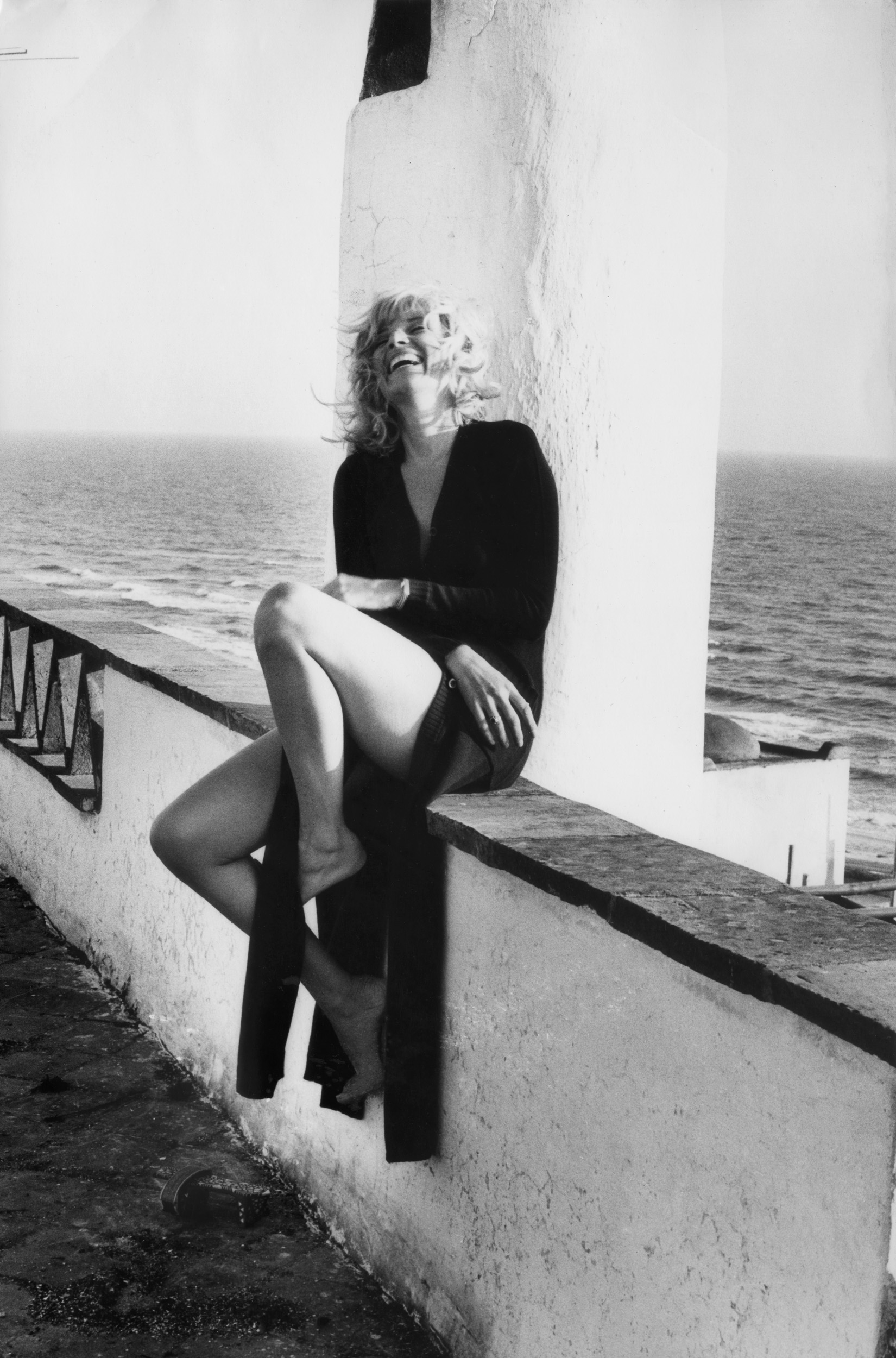 Elisabetta Catalano, Monica Vitti, Anni '70, Stampa ai sali d&rsquo;argento su carta Baryta, Stampa vintage, Courtesy Viasaterna e Archivio Elisabetta Catalano