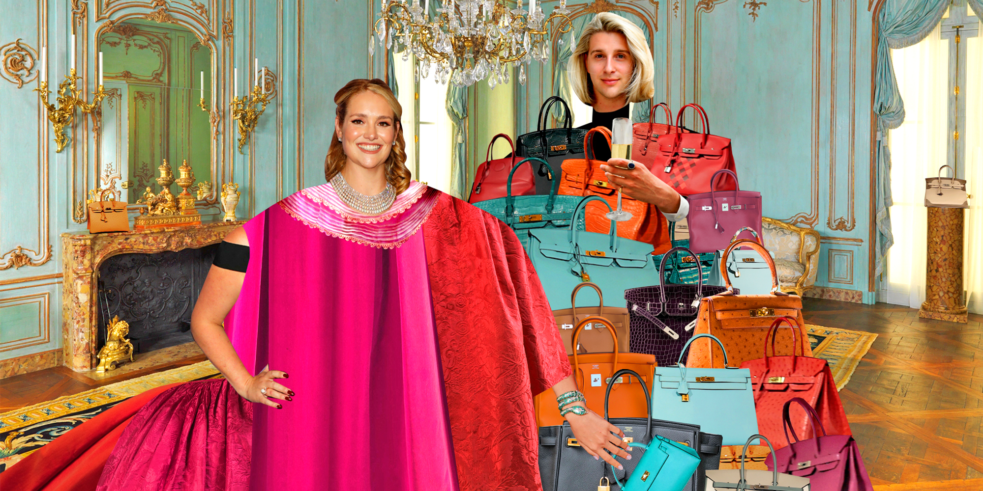 The Socialite and the Scammer - Illustration by Johanna Goodman