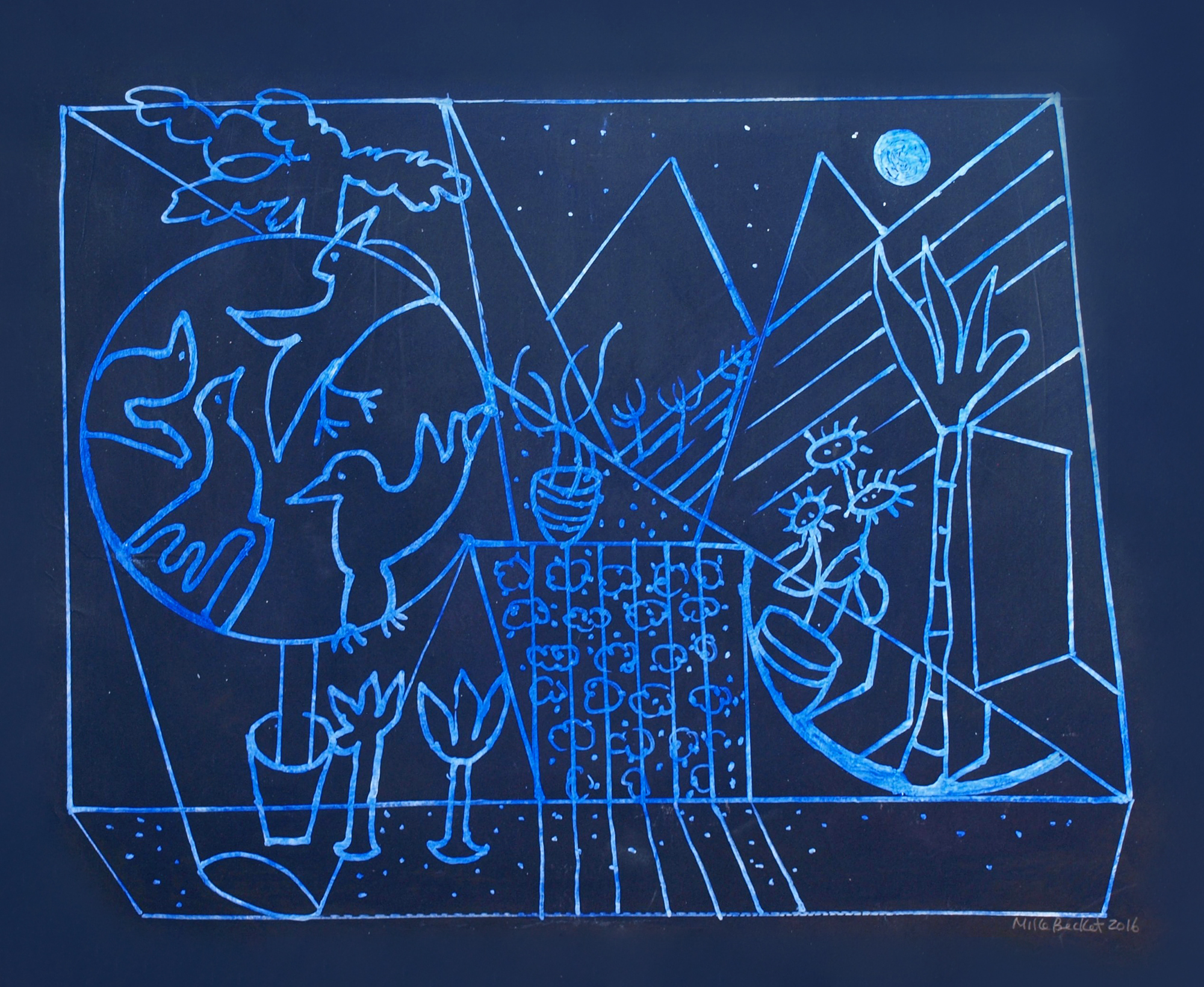 A Mexican Evening, Mixed Mediums, 2019
