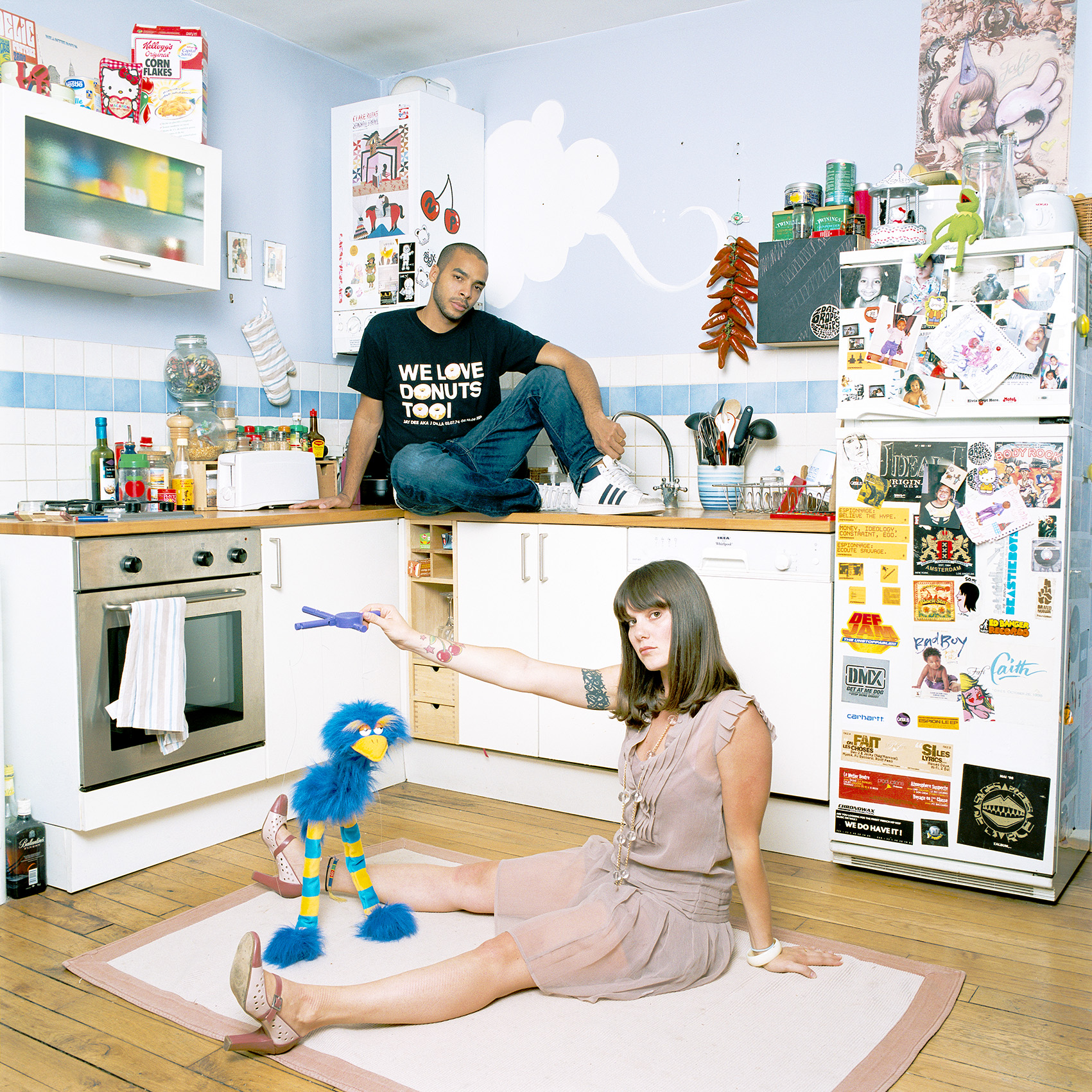 Dj Mehdi, musician & Fafi, artist, ELLE