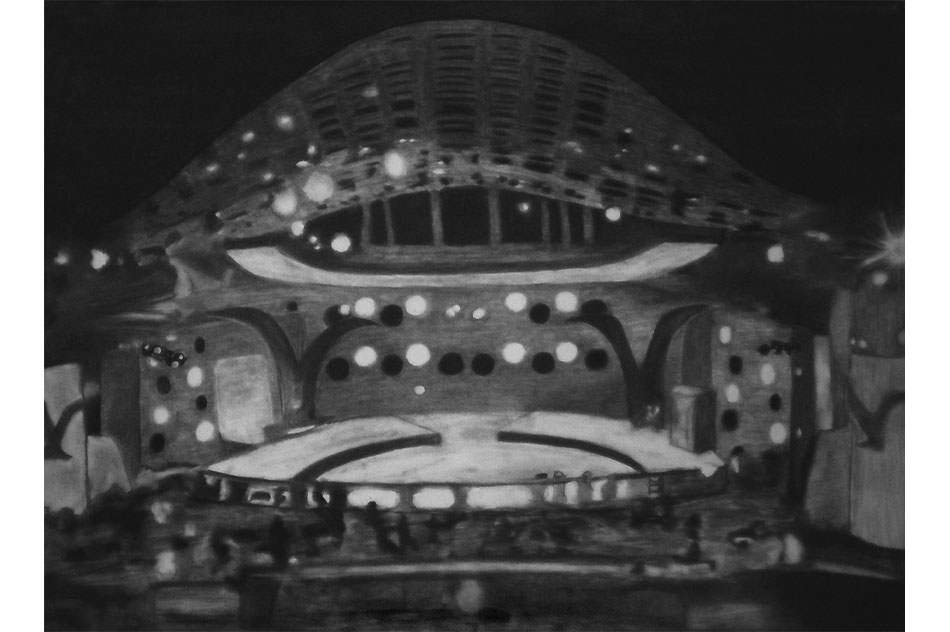 Cristián SilvaSuite Quinta Vergara, 200917 pieces of charcoal on paper90 x 70 cm (each) (detail)