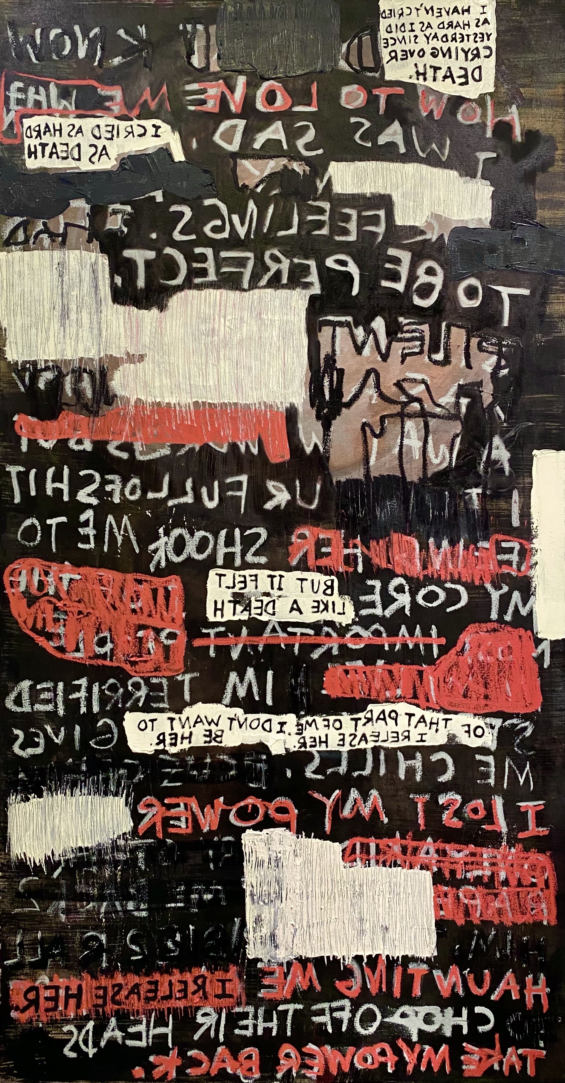 REDACTED (release) Ann Haley 38 x 72 inches Oil on canvas2021