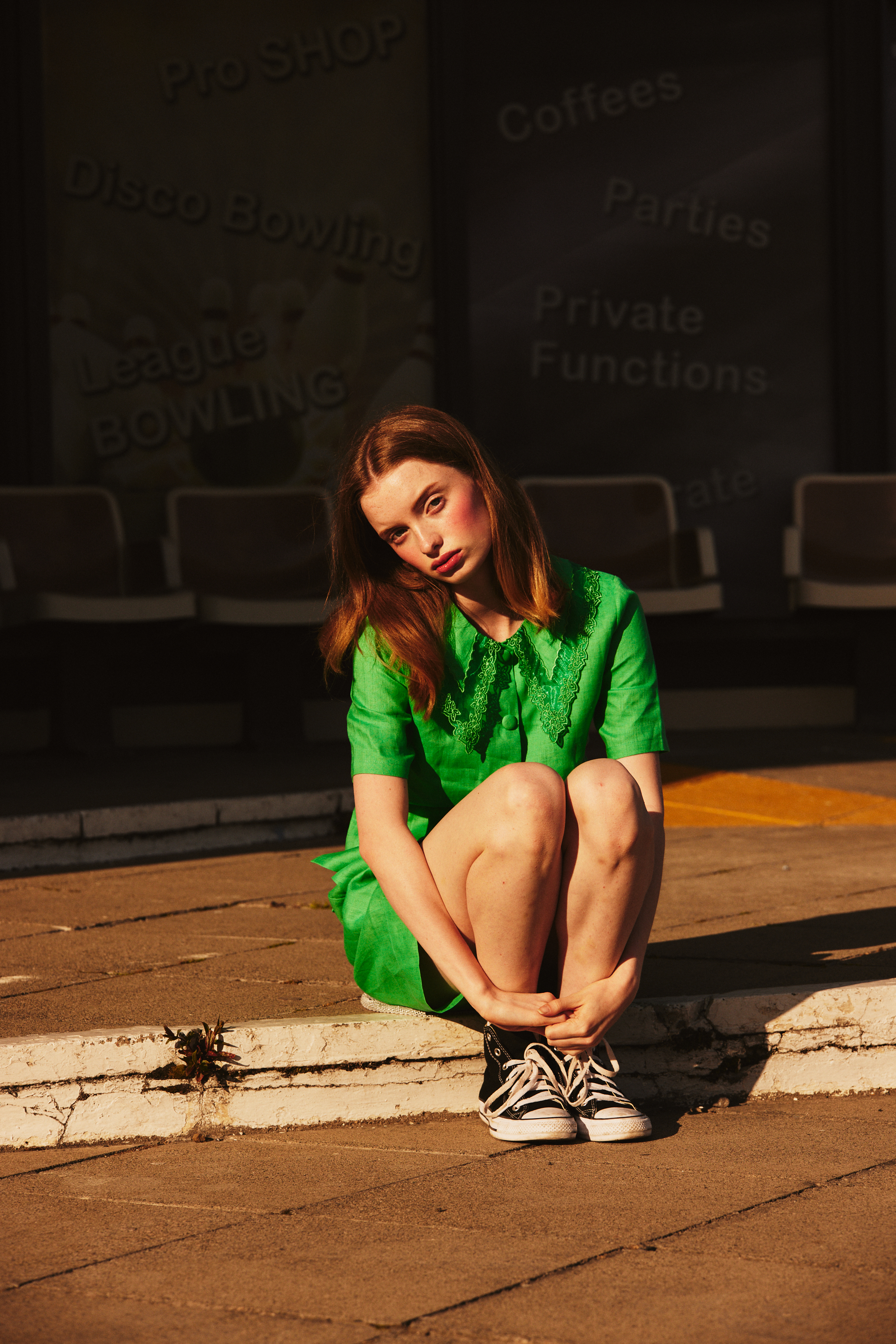 Stylish fashion editorial photoshoot in Dublin, Ireland, featuring a beautiful model in vintage clothes. Captured by a talented photographer for Totally Dublin magazine, this photography showcases the city's unique fashion scene and the beauty of vintage clothing in a Summer trendy style