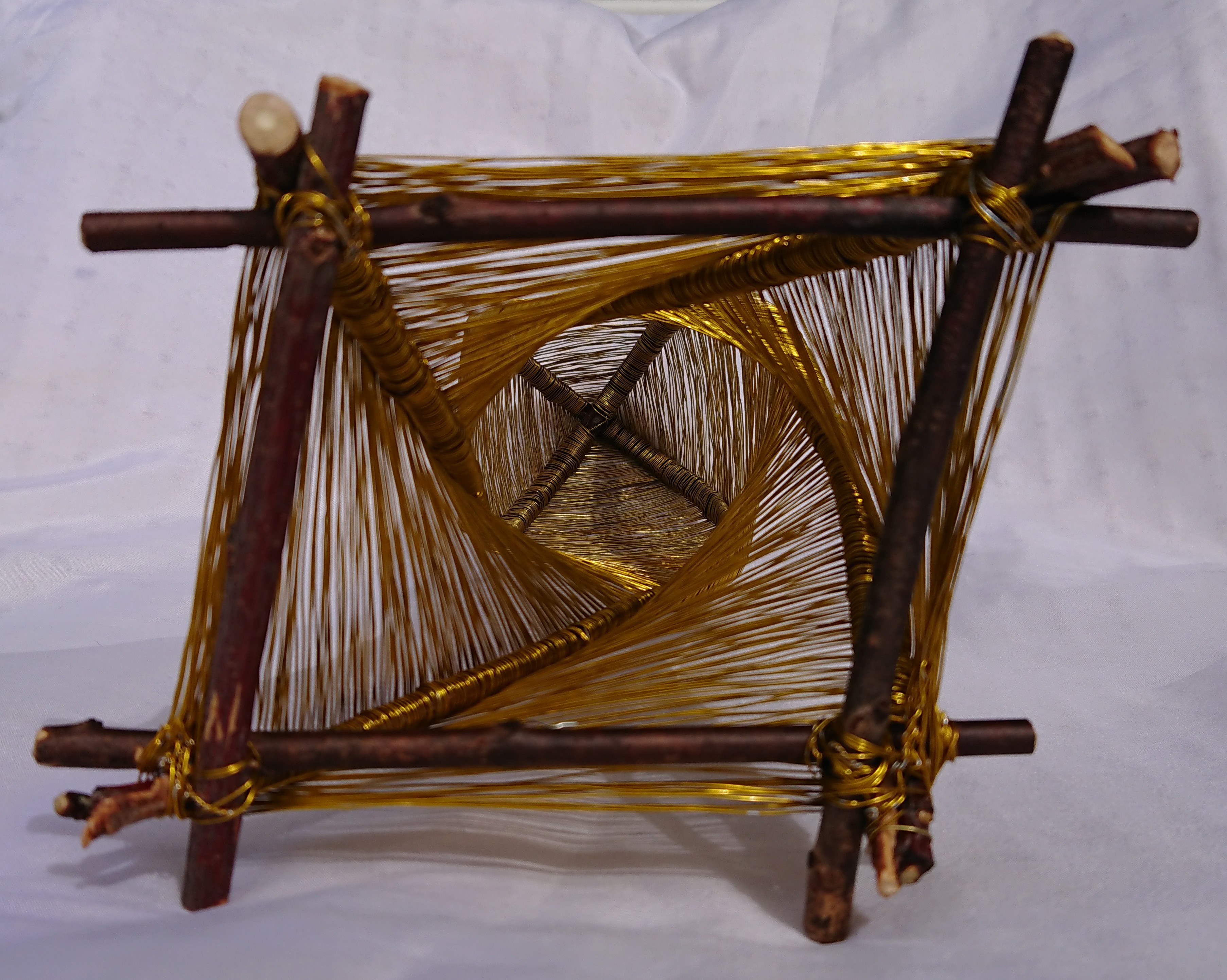 Twig & Wire Lamp (detail) - Summer 2020