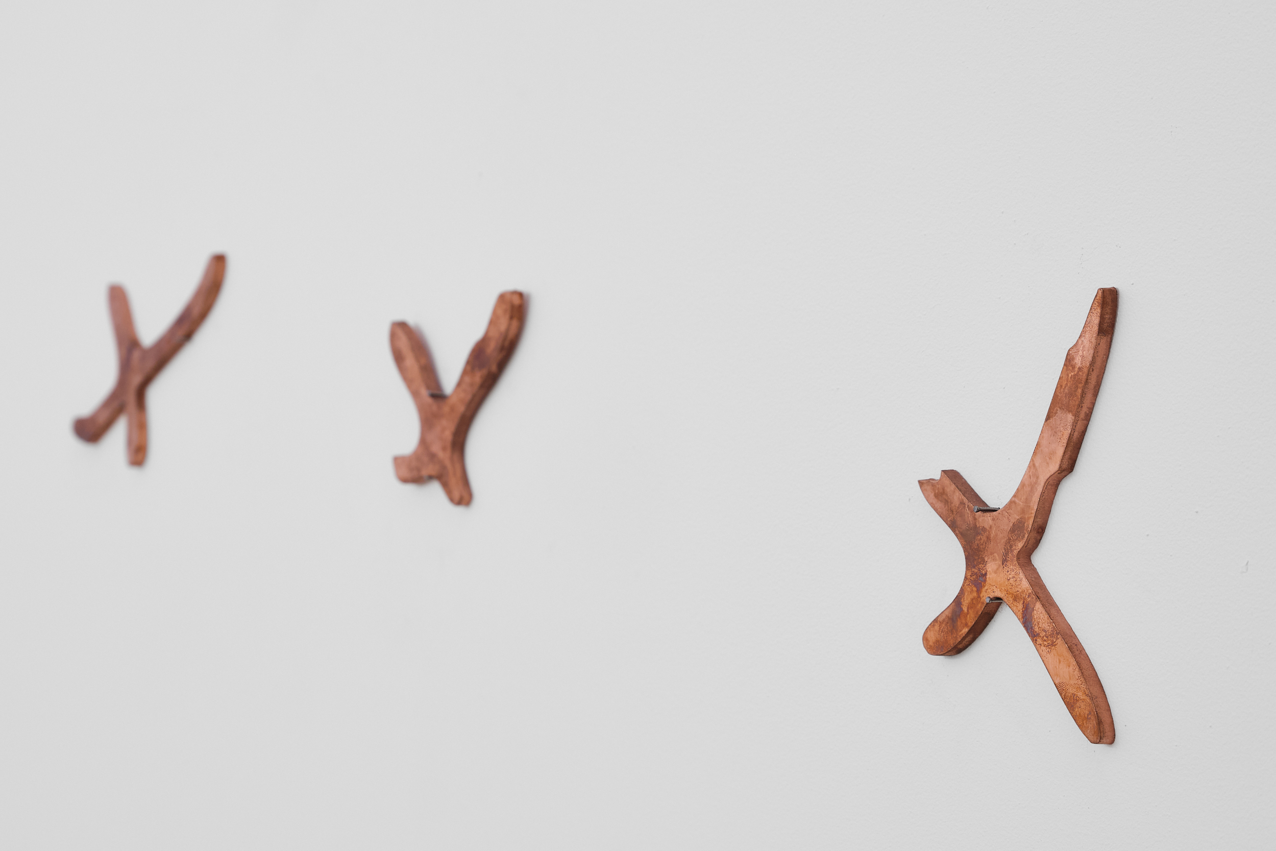 donna Kukama Instead we counted ecocides, ethnocides, and democides (2016 - 2025) | Oxidised copper, approx. 210 x 200 x 0.6 cm (detail)