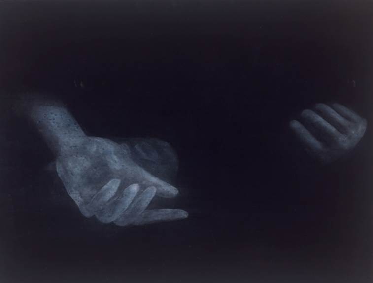 고른 숨 Korean paint on Korean paper 60x72cm 2016