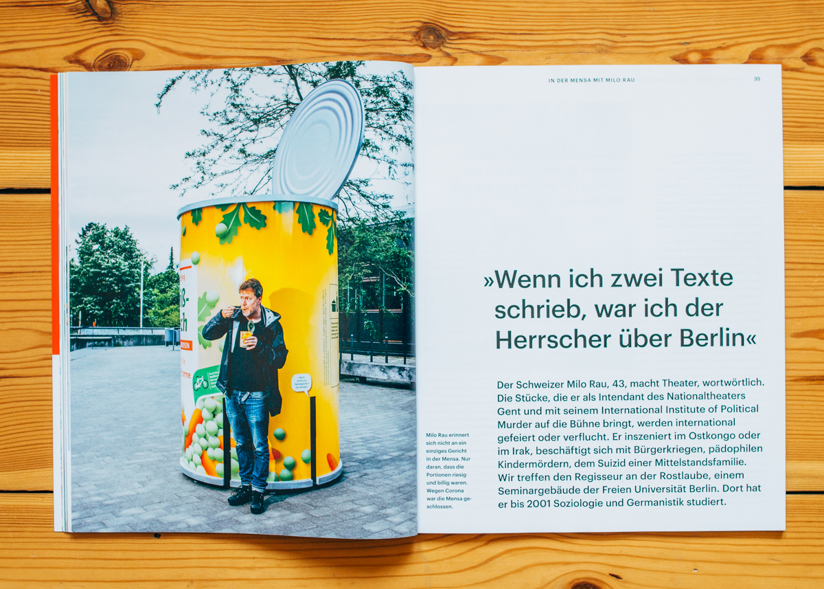 ZEIT Campus / Milo Rau / Berlin 09/2020