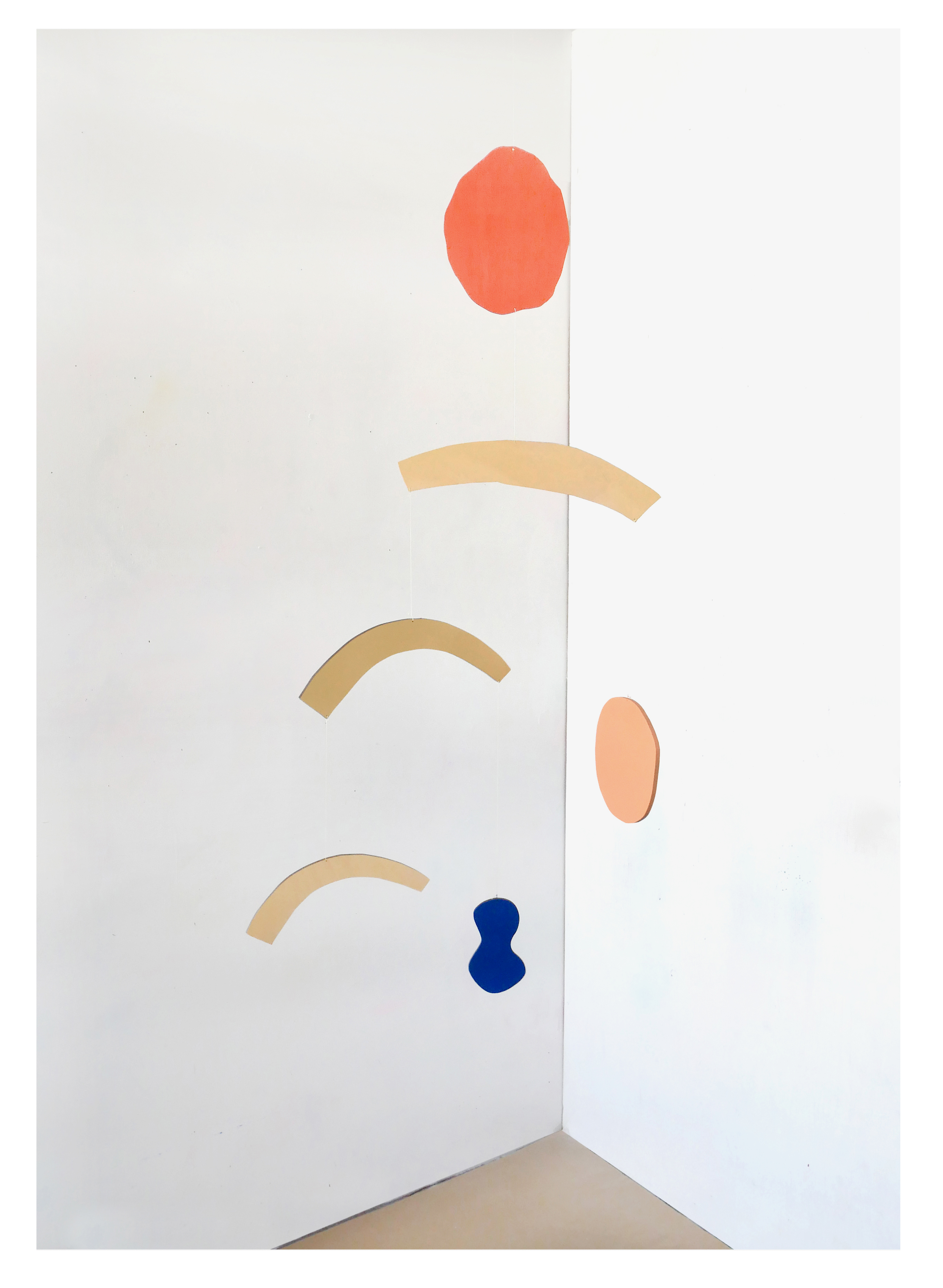 Peach waves mobile, 2024