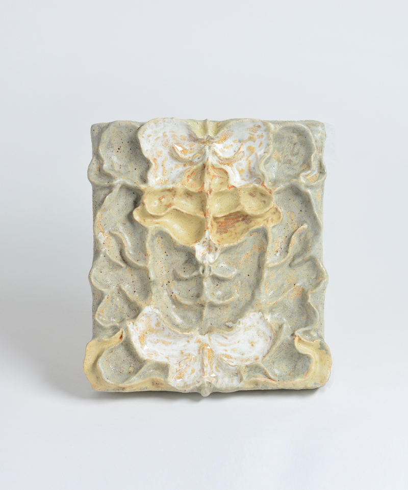 Piéride I, grès/glaçures, 18x16x4cm // sold