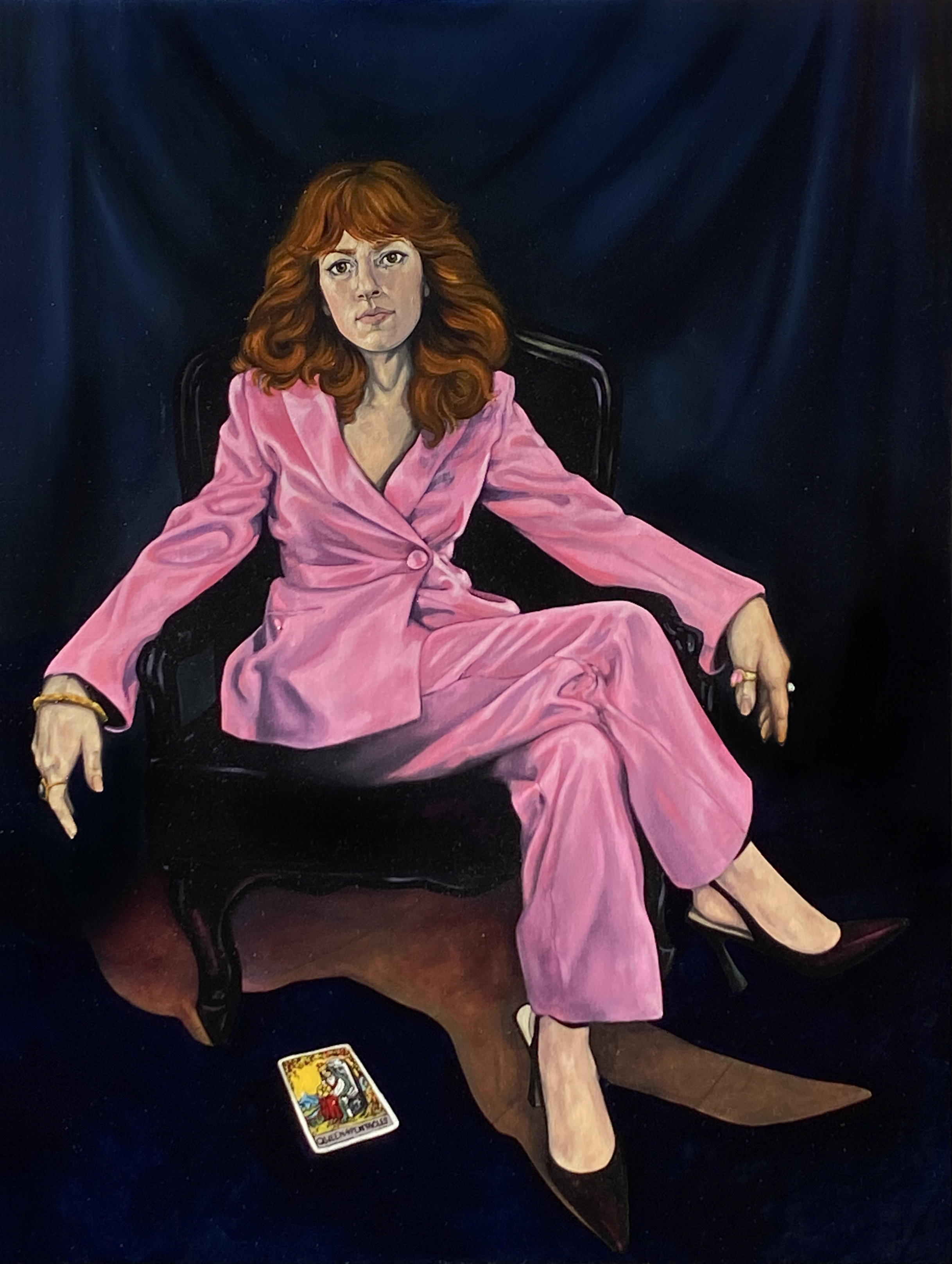 Birthday suit (2024/6), oil paint on canvas, 121x91cm