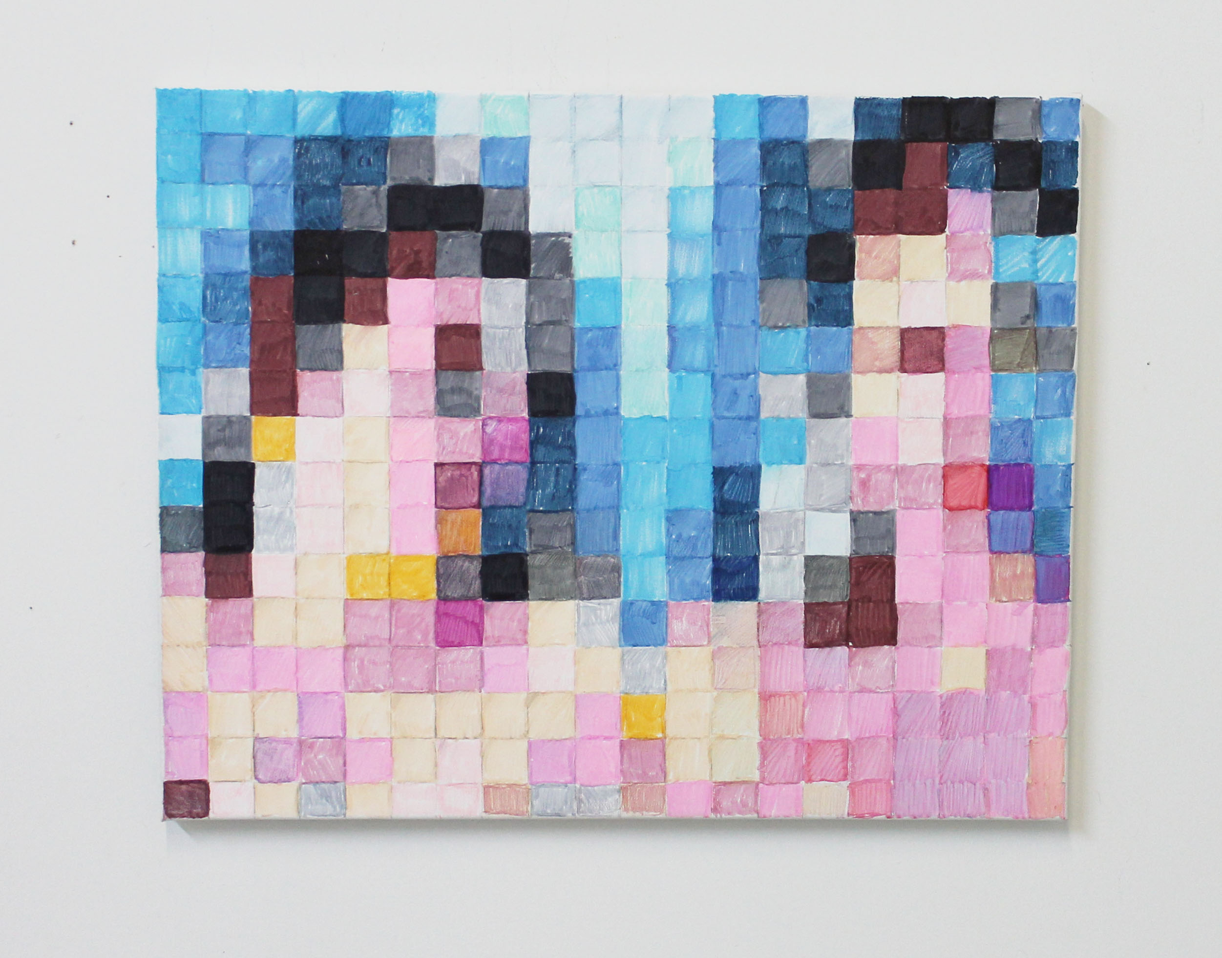 untitled / marker on canvas / 2017