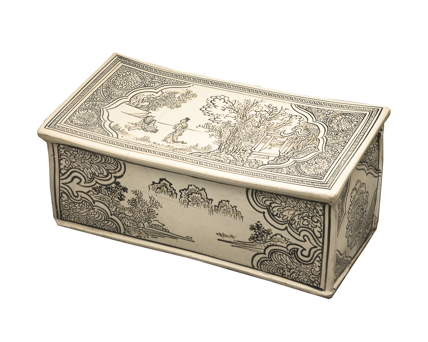 Rectangular Pillow with Figural and Landscape Scenes, Jin dynasty (1115–1234), China [28]