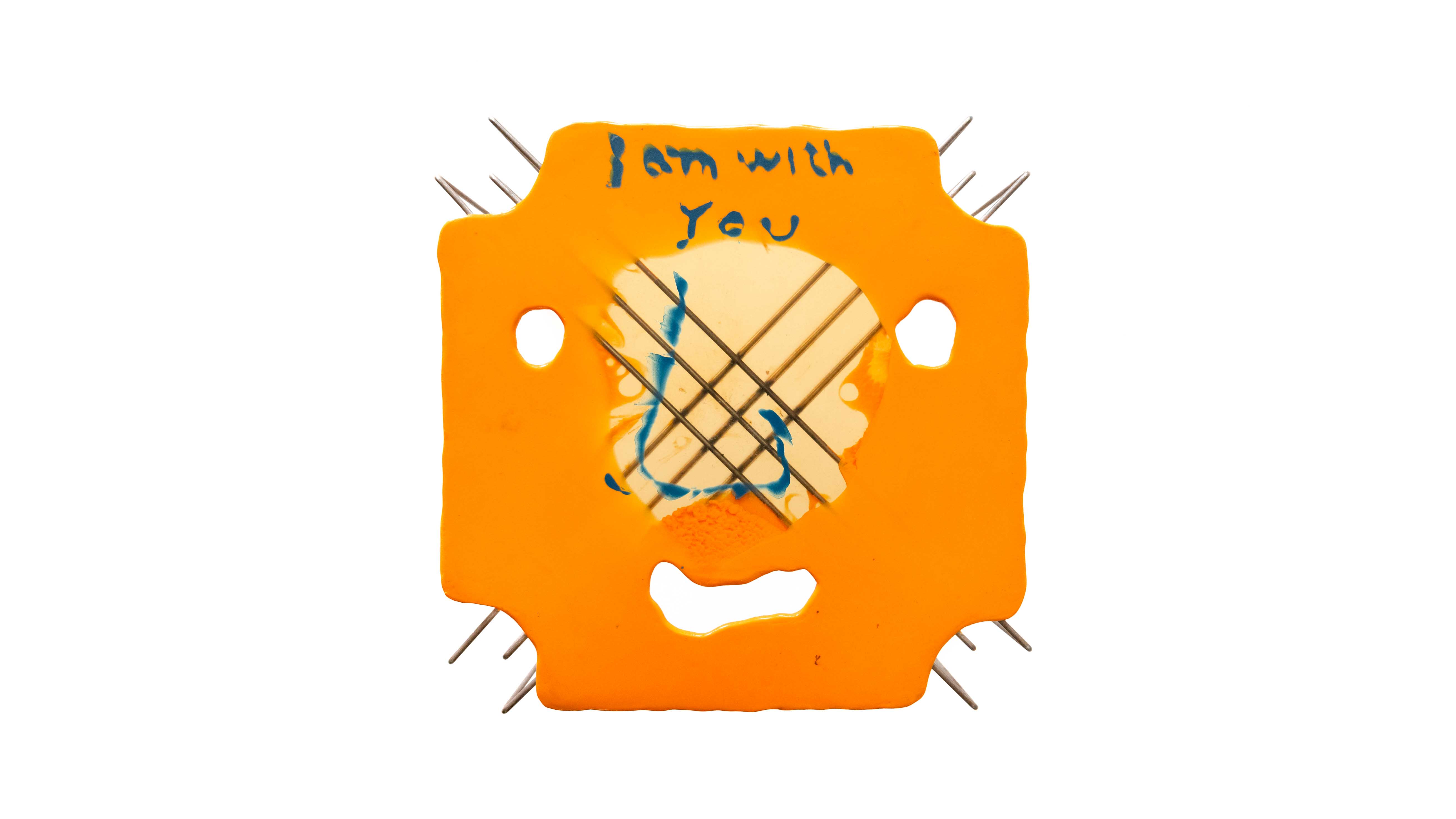 I am with you table by Gaetano Pesce for the tbwa/chiat/day office in 1994, nyc, shown in the work/life imbalance show by sweeterfat July 1st 2025