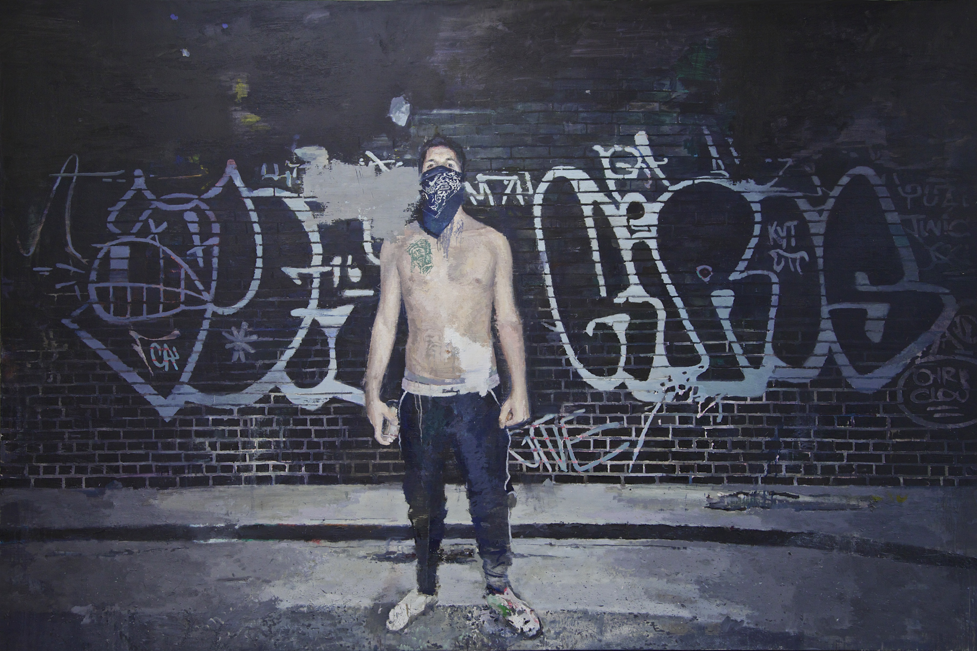 "Gran poder", oil on canvas, 200 x 300 cm, 2014