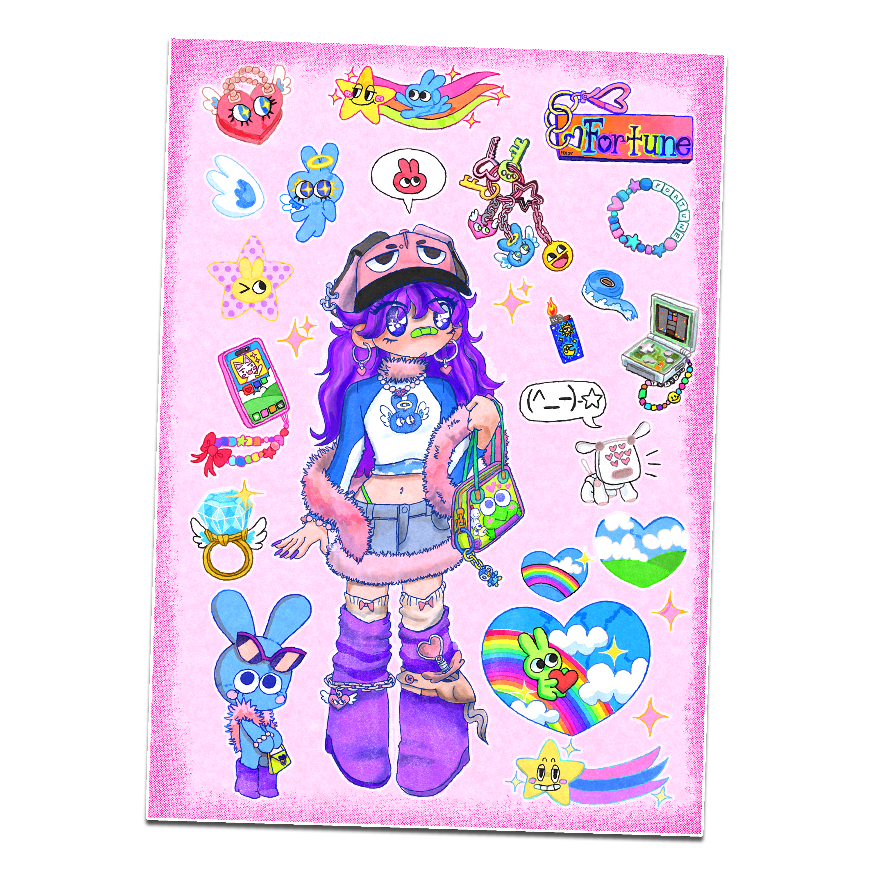girly sticker sheet-6