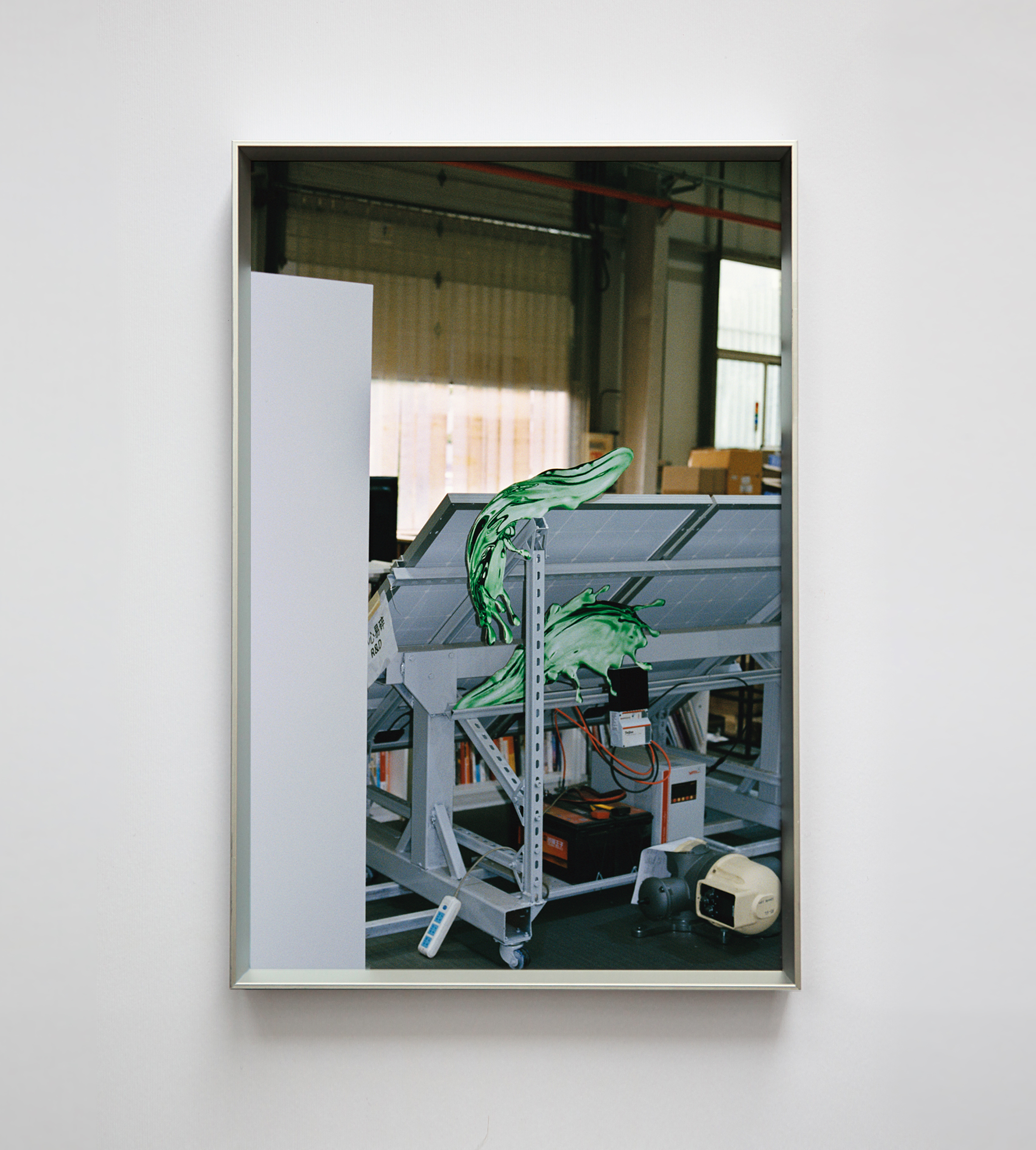 Rachele Maistrello, Green Diamond (factory, 1998–1999), pigment print on photographic paper, 29.7 × 21 cm, ed. of 5 + 2 AP, 2019
