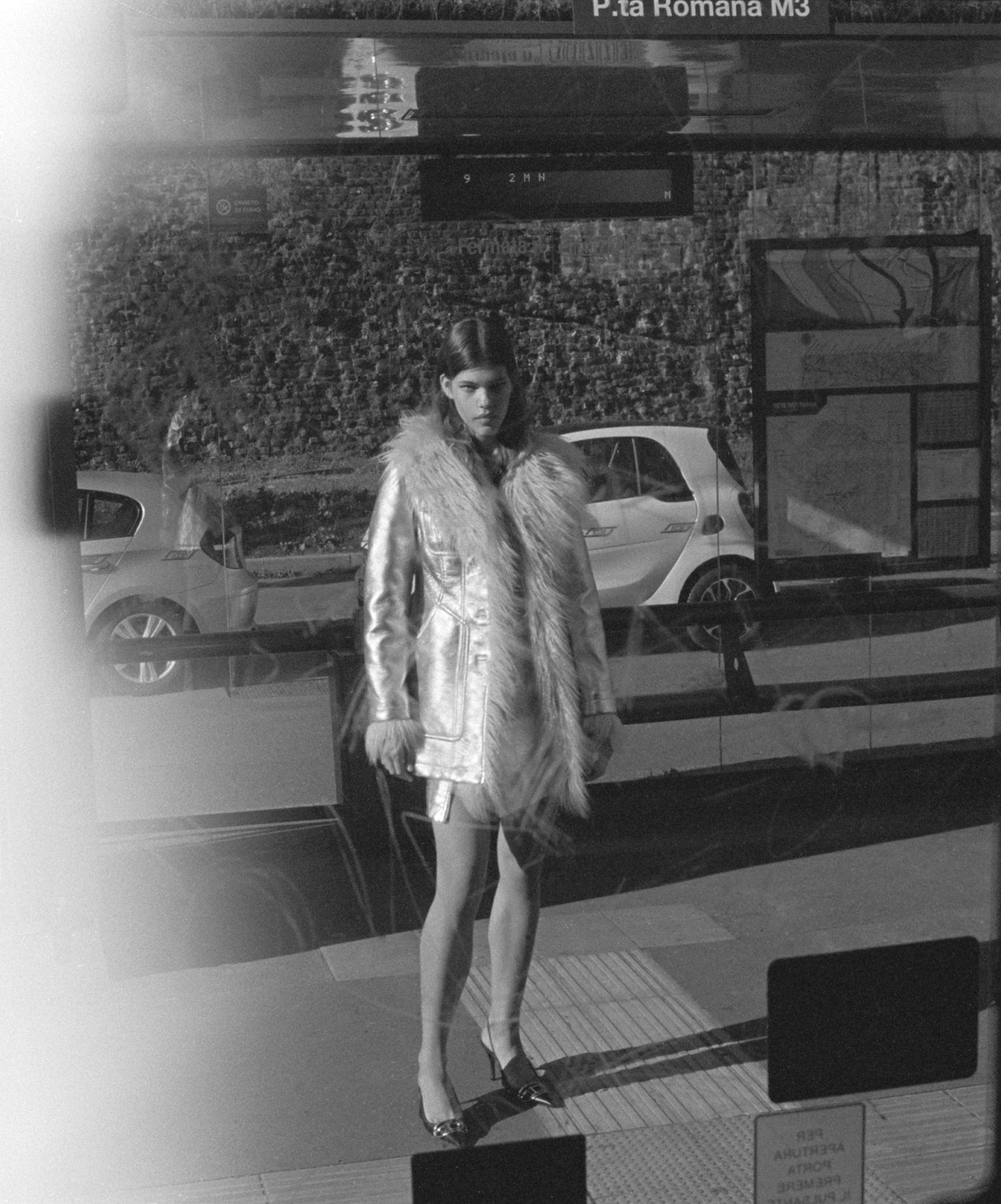 One day on the tram stop for Duel Magazine