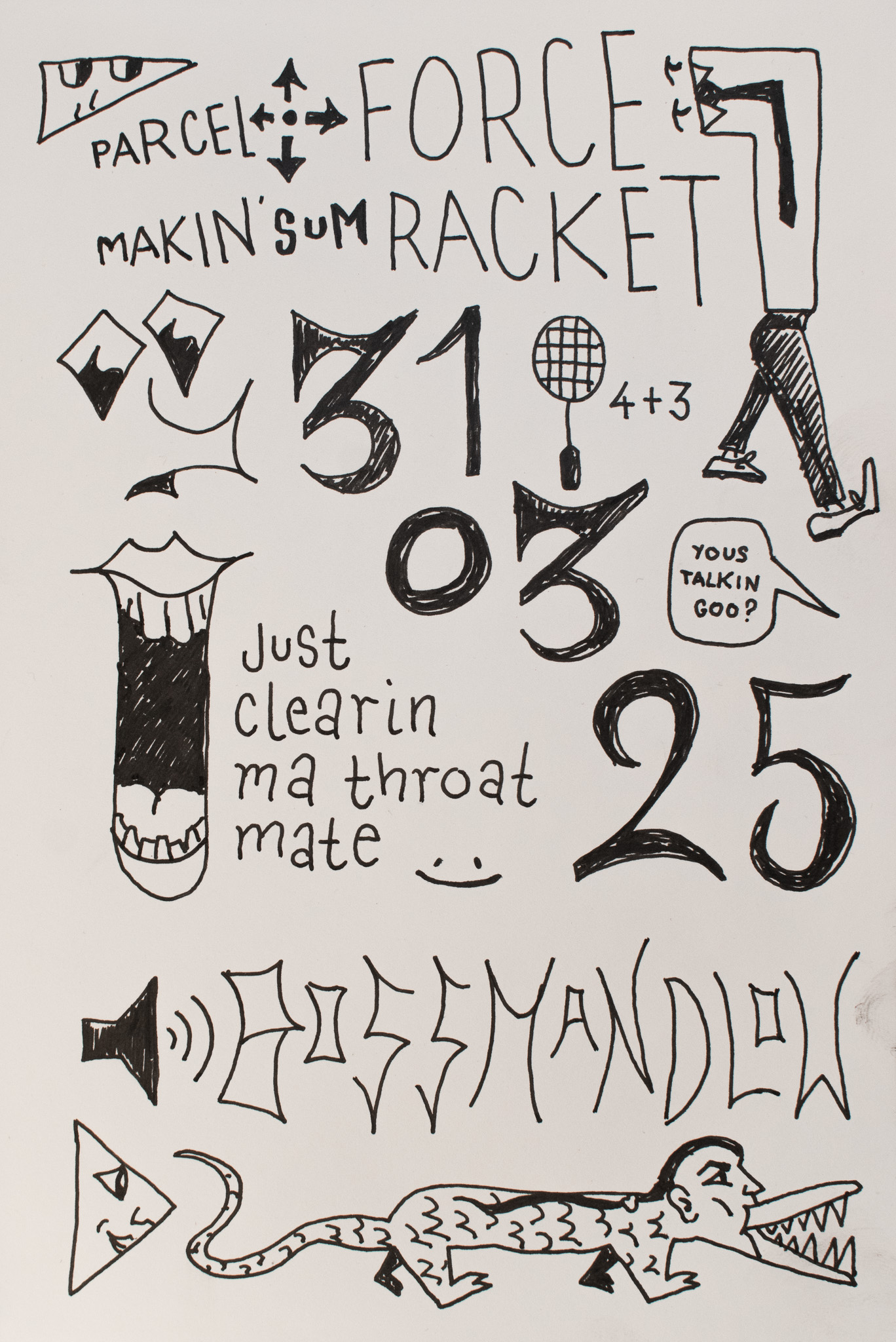 31.03.25. - Ink on paper