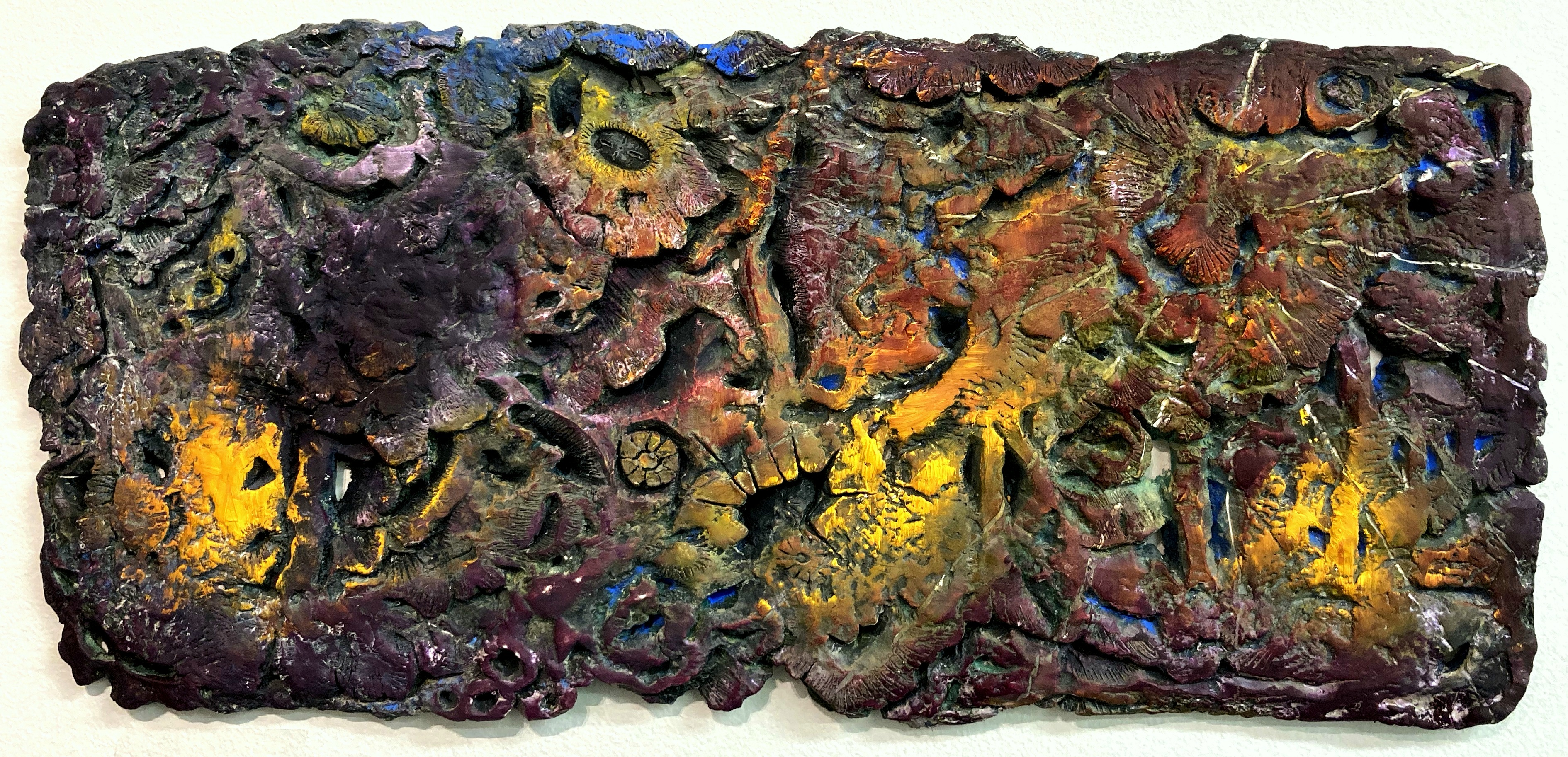 weird garden11 x 22 inchesoil on porcelain2021