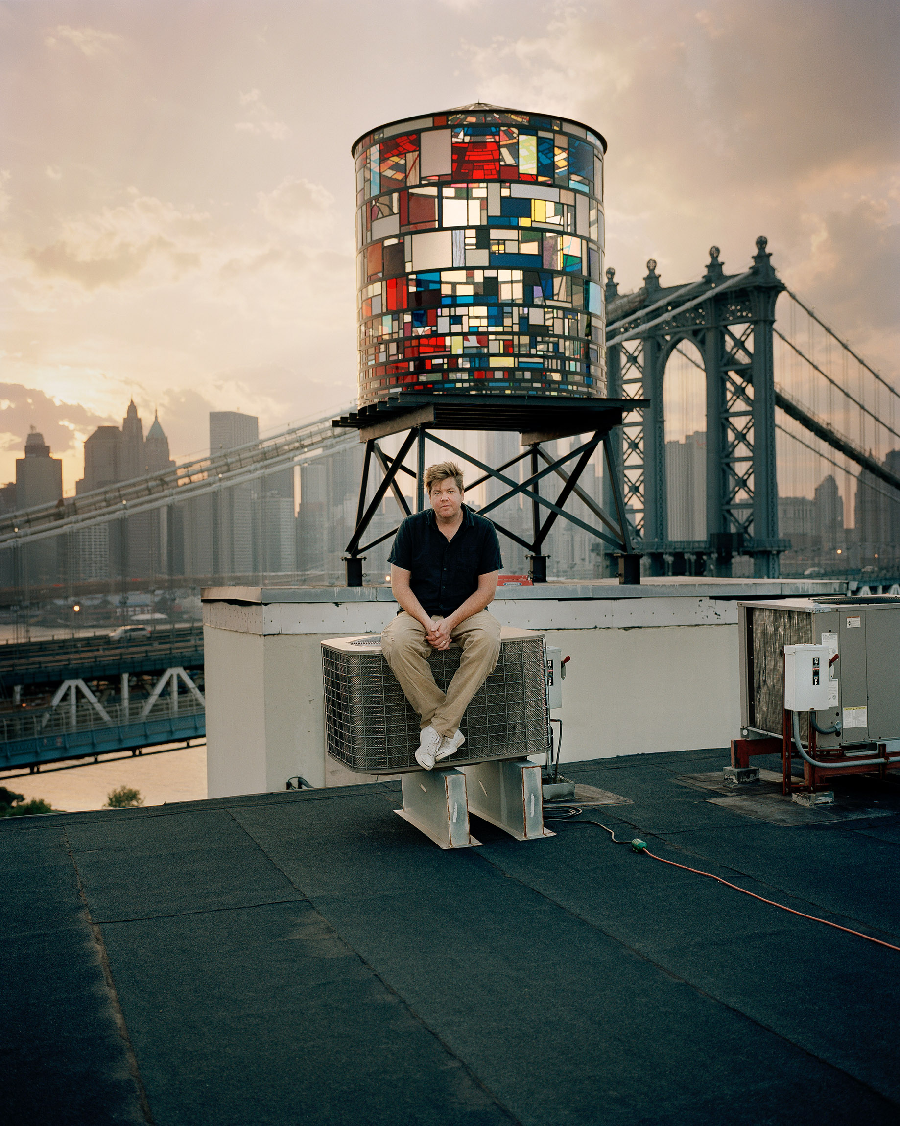 Tom Fruin and his watertower