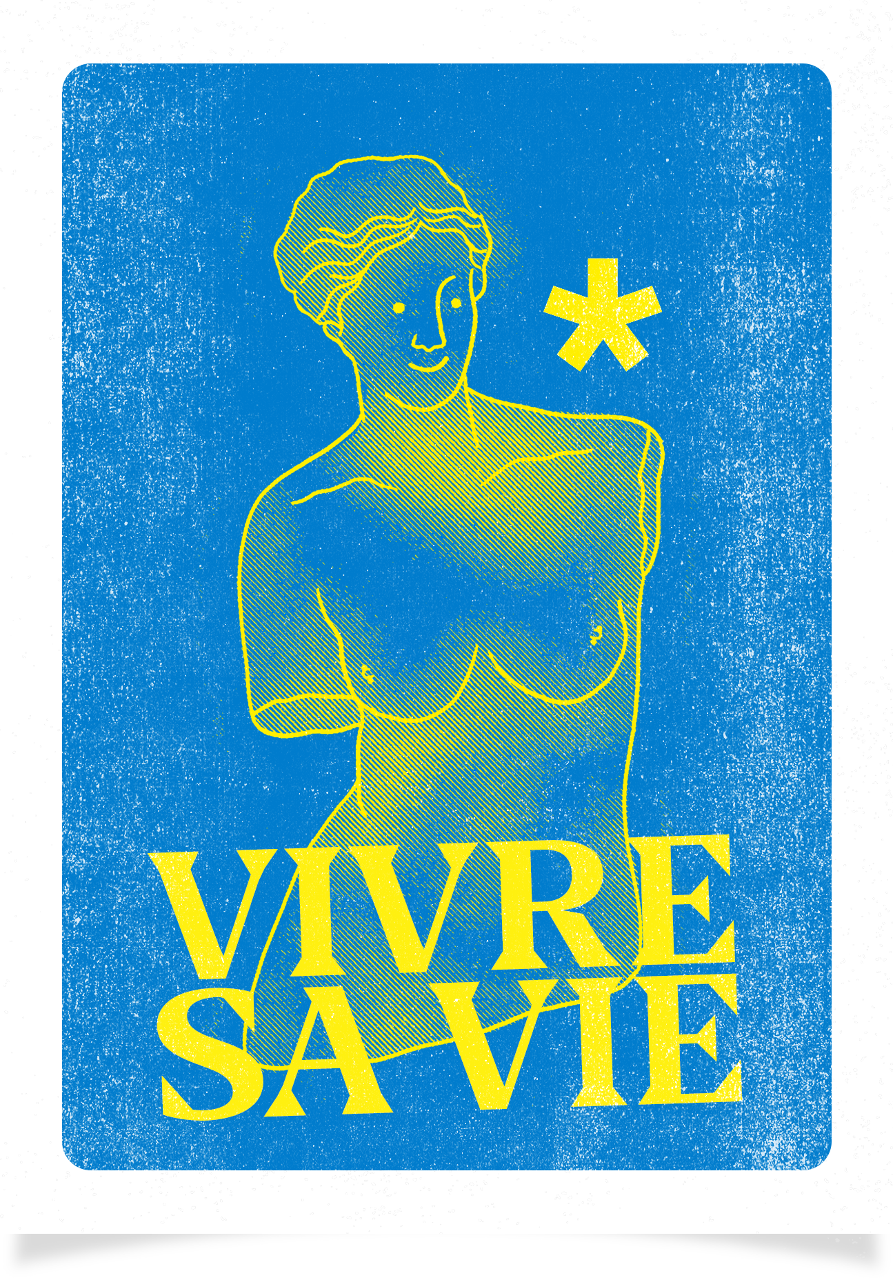 Vivre Sa Vie Single Colour Print | 6x4