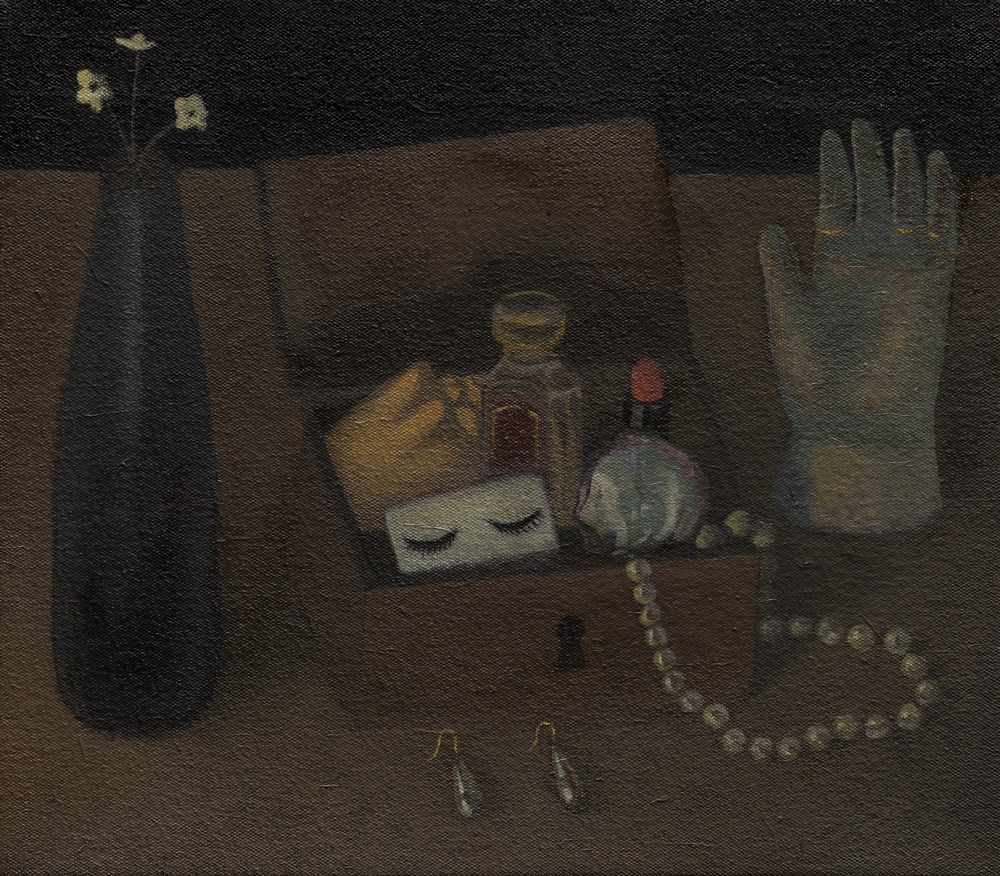 "Coisas da minha mãe", 2022, óleo sobre tela