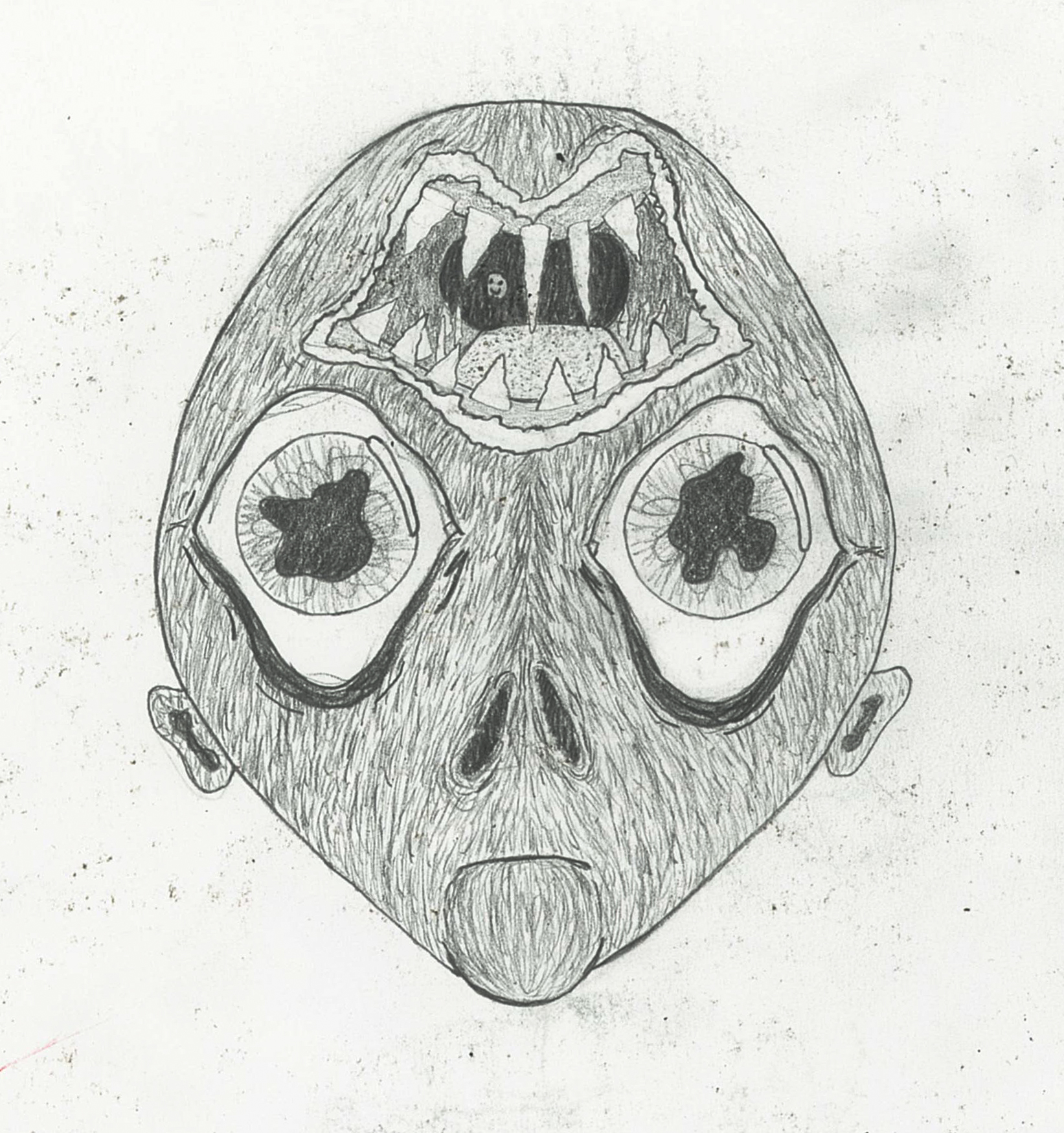 Big Mouth // 2021, made with pencil