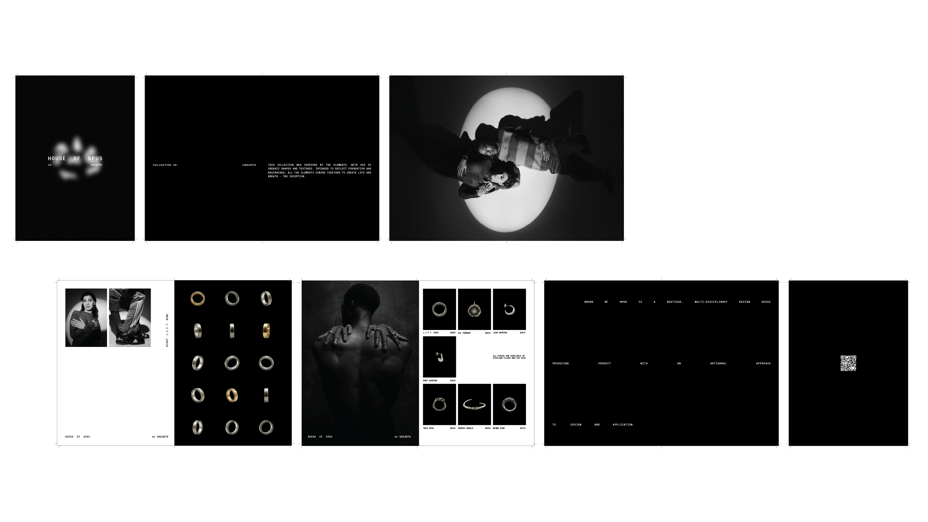 HOUSE OF OPUS LOOKBOOK: ART DIRECTION, DESIGN