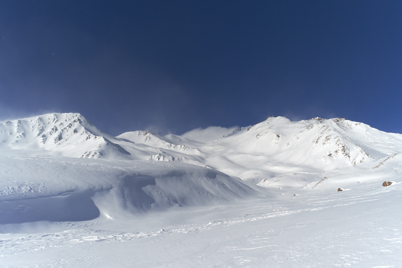 Ski touring terrain around AlitHut