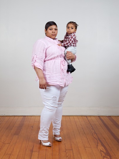 Latamra and her son Devin