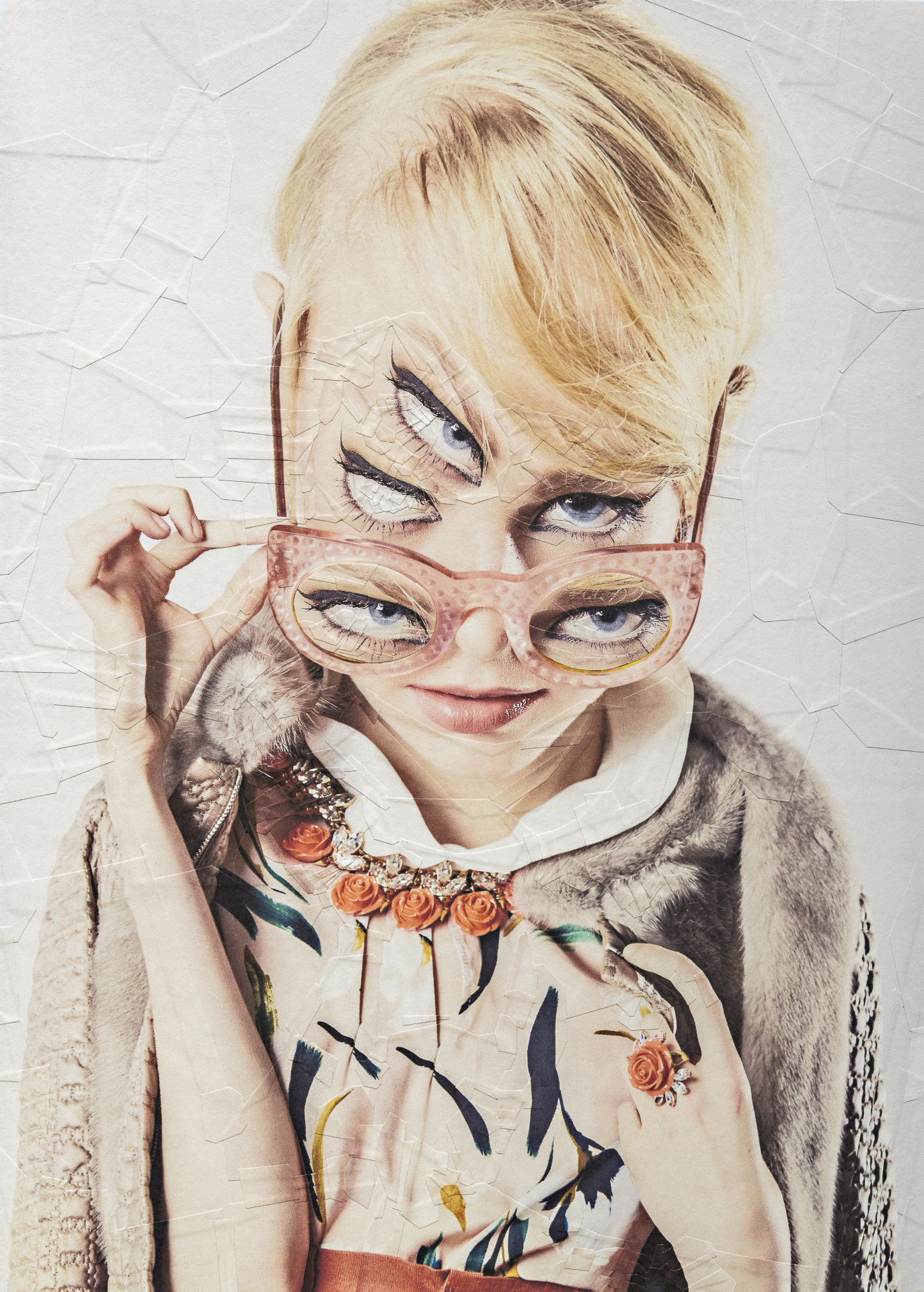 Pieces with Lisa Carletta for Eye Republic, 2015, 8.2 x 11.6 inches