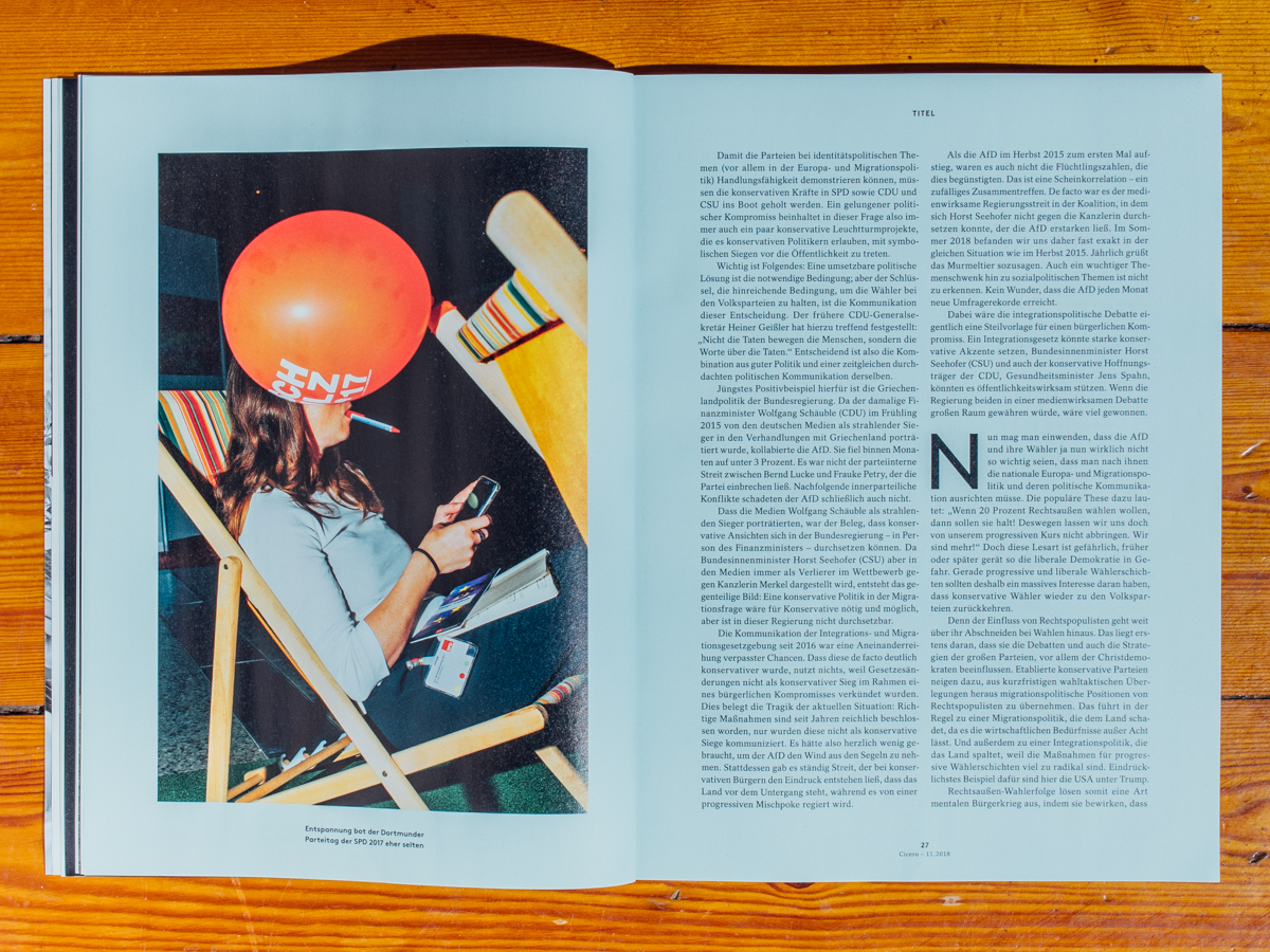 Cicero / Game of Chairs Serie / Oktober 2018