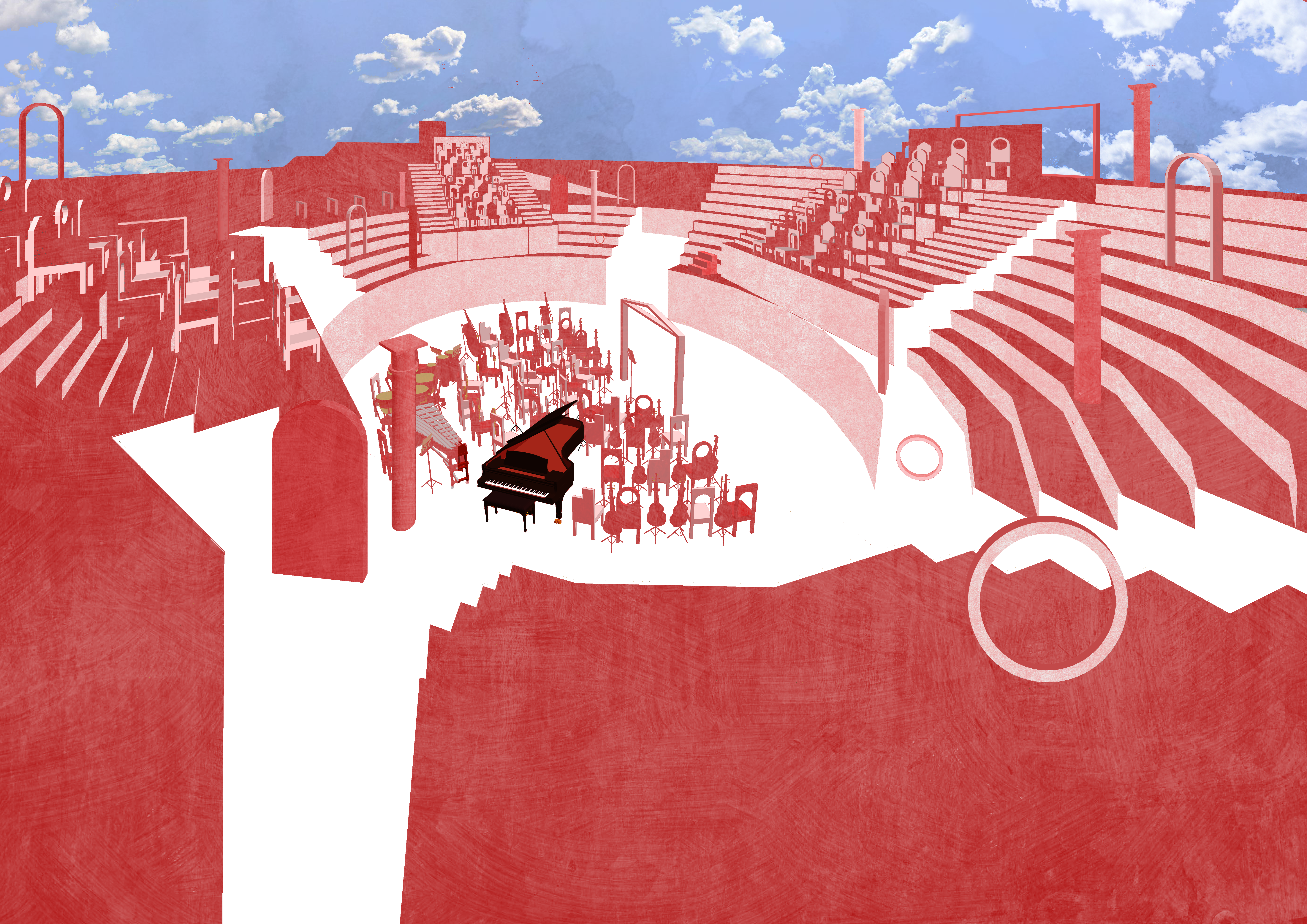 Musical Chairs, undergraduate spatial design project