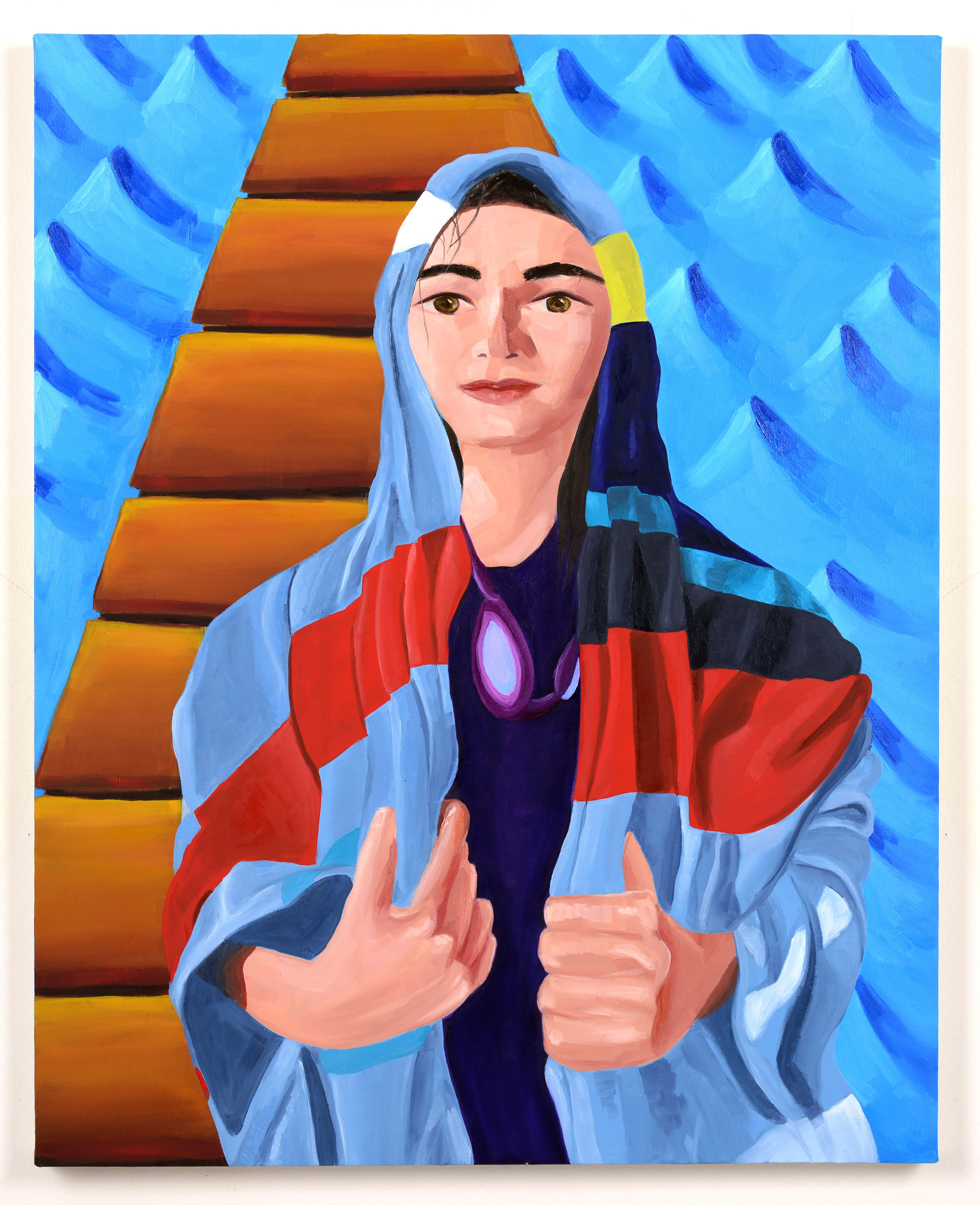 Deep Dive, 2020, Oil on linen