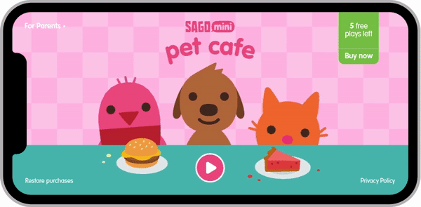 Sago Mini Pet Cafe by Sago Mini